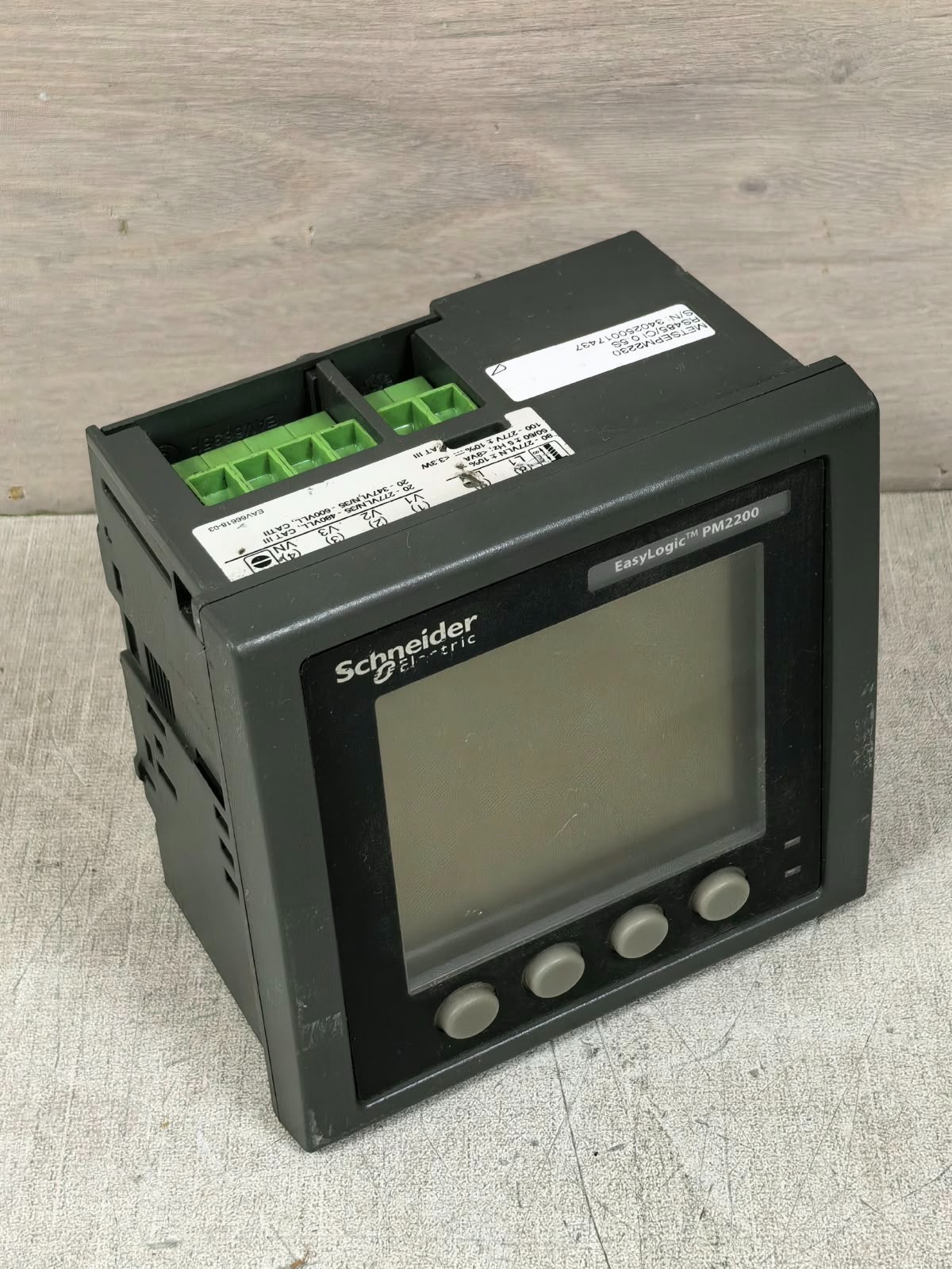 Schneider Electric METSEPM2230 F/W:V01.02 HW:B1 SCHNEIDER ELECTRIC EASYLOGIC PM2200/ METSEPM2230 F/W:V01.02 HW:B1 POWER METER 4