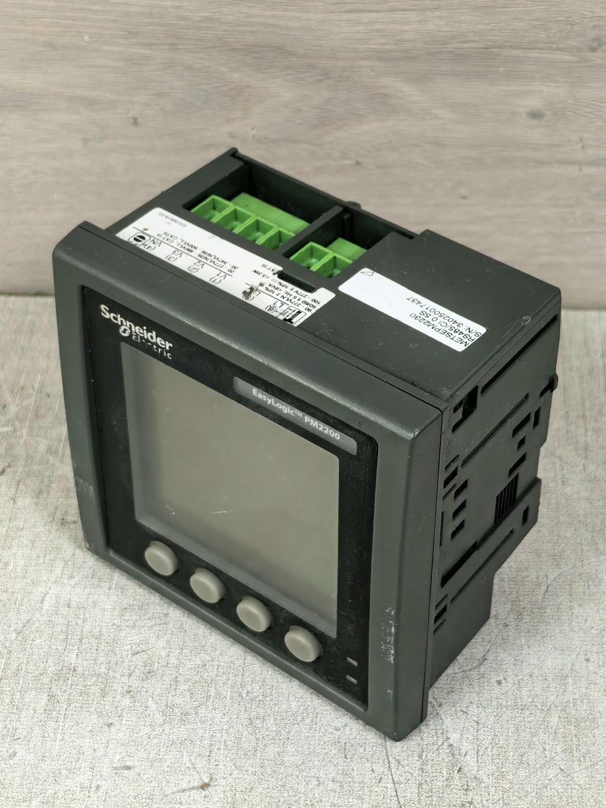Schneider Electric METSEPM2230 F/W:V01.02 HW:B1 SCHNEIDER ELECTRIC EASYLOGIC PM2200/ METSEPM2230 F/W:V01.02 HW:B1 POWER METER 5