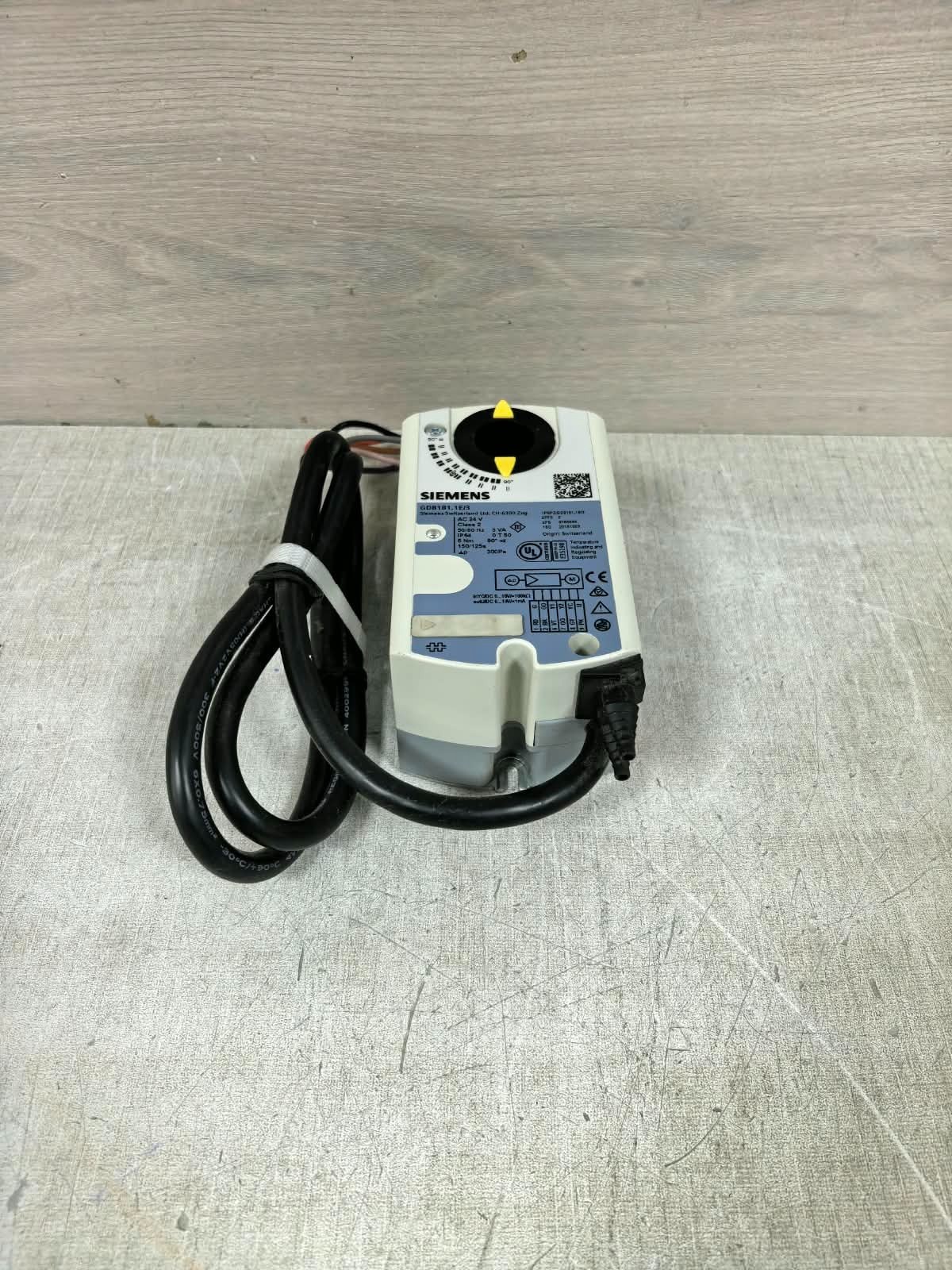 Siemens GDB181.1E/3 SIEMENS GDB181.1E/3 DAMPER ACTUATOR 24V 7
