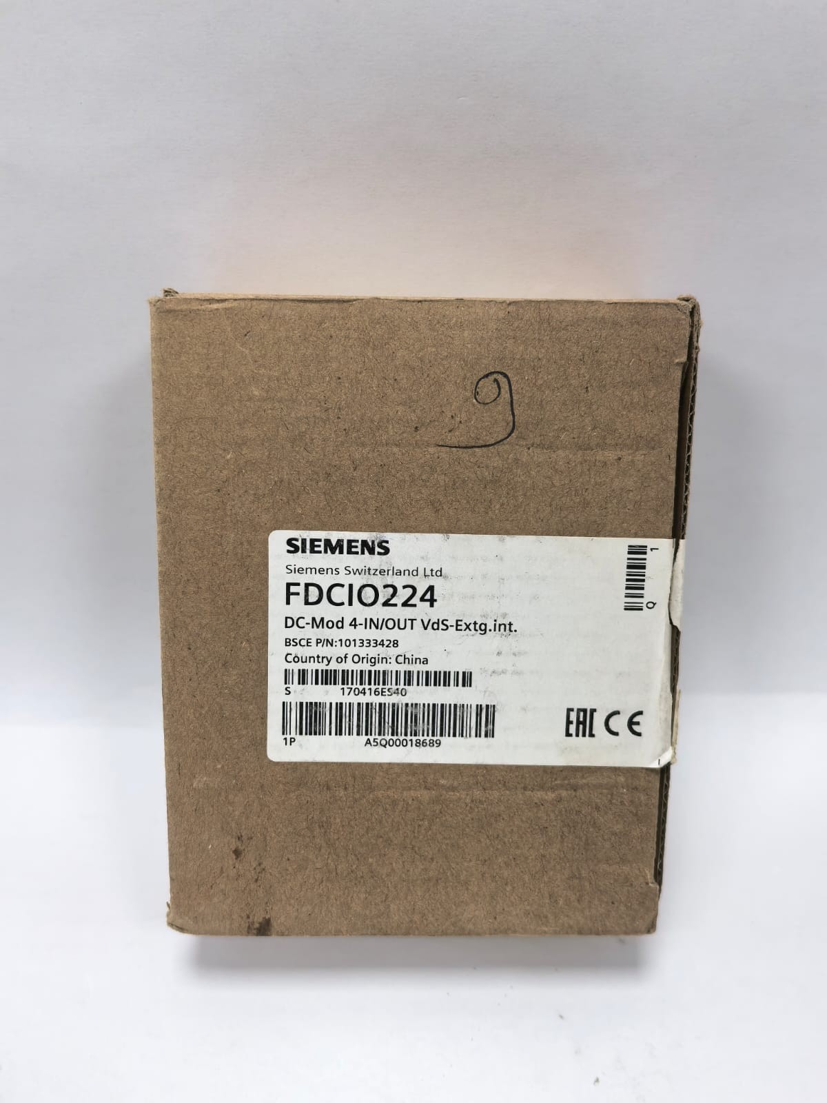 Siemens FDCIO224 SIEMENS FDCIO224 INPUT/OUTPUT MODULE 9