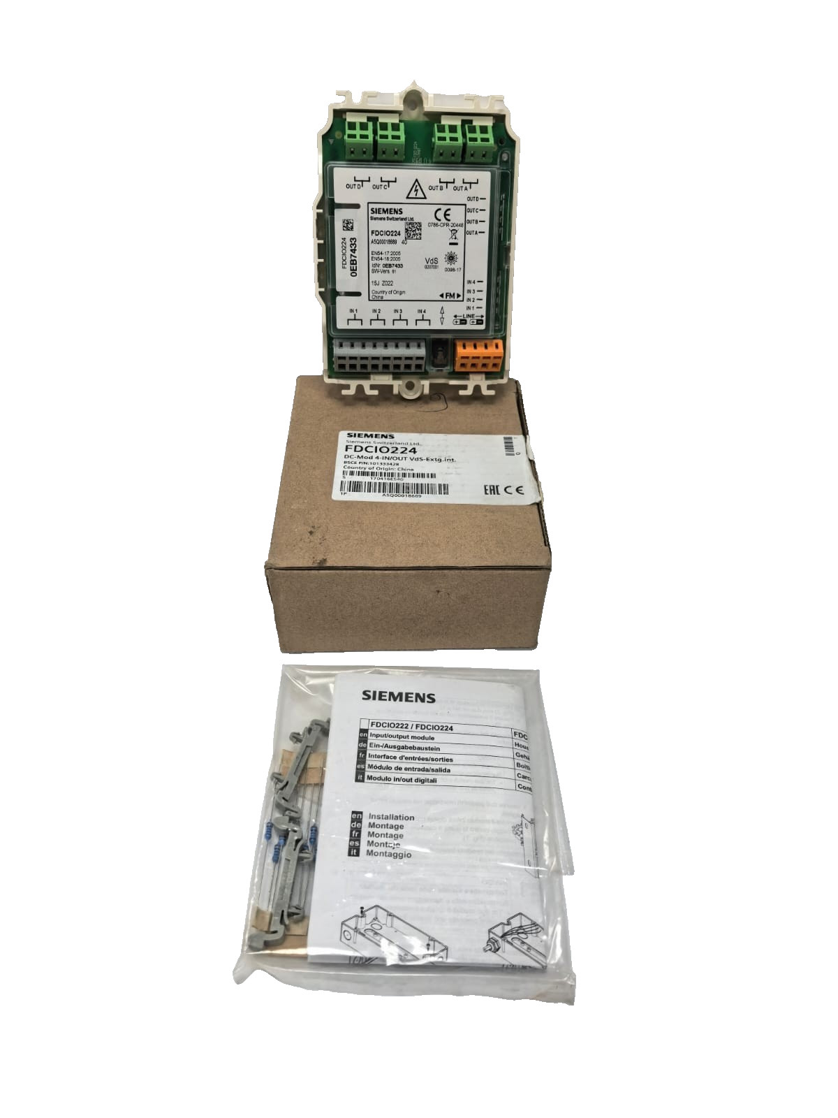 Siemens FDCIO224 SIEMENS FDCIO224 INPUT/OUTPUT MODULE 1