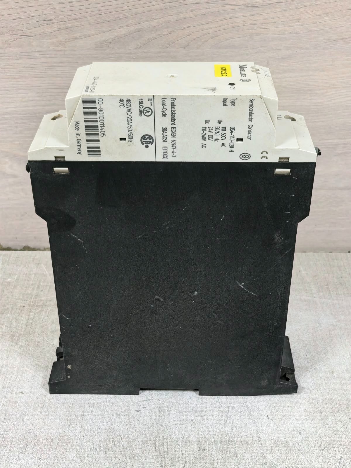 MOELLER DS4-140-020-H MOELLER DS4-140-020-H SEMICONDUCTOR CONTACTOR 7