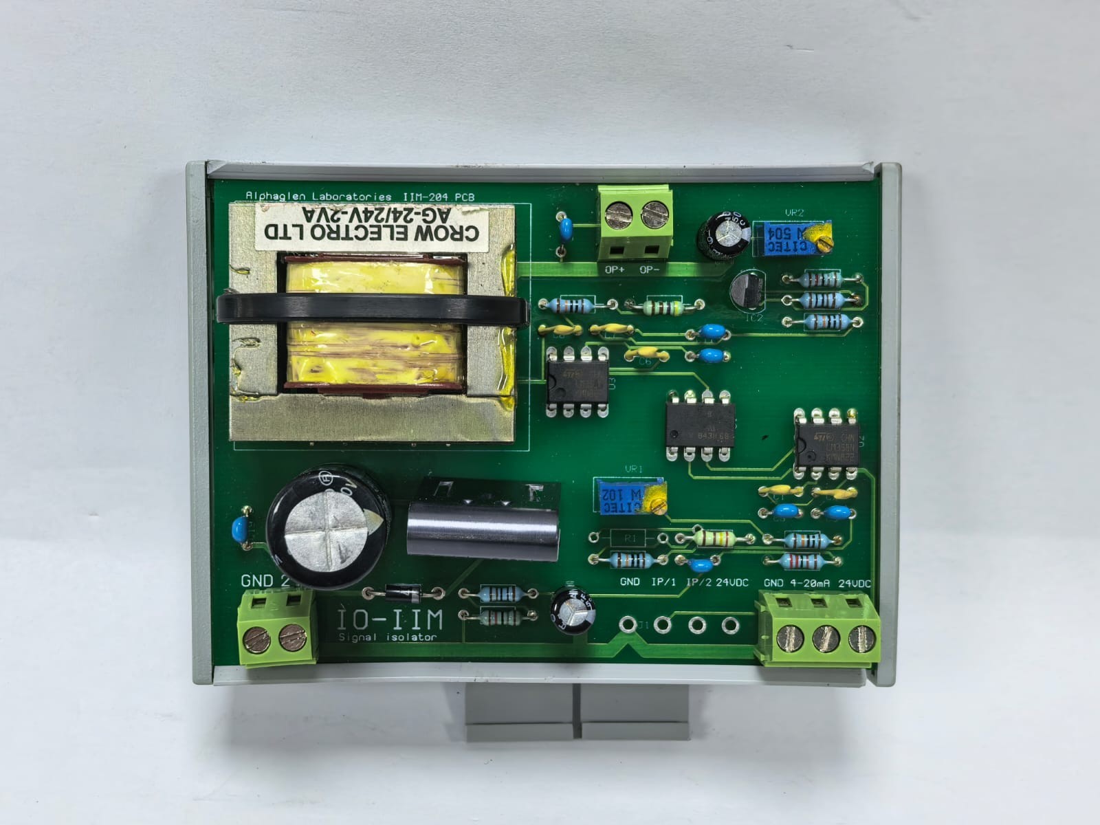 ALPHAGLEN IO-IIM-I ALPHAGLEN IIM-204/IO-IIM SIGNAL ISOLATOR PCB BOARD IO-IIM-I 1