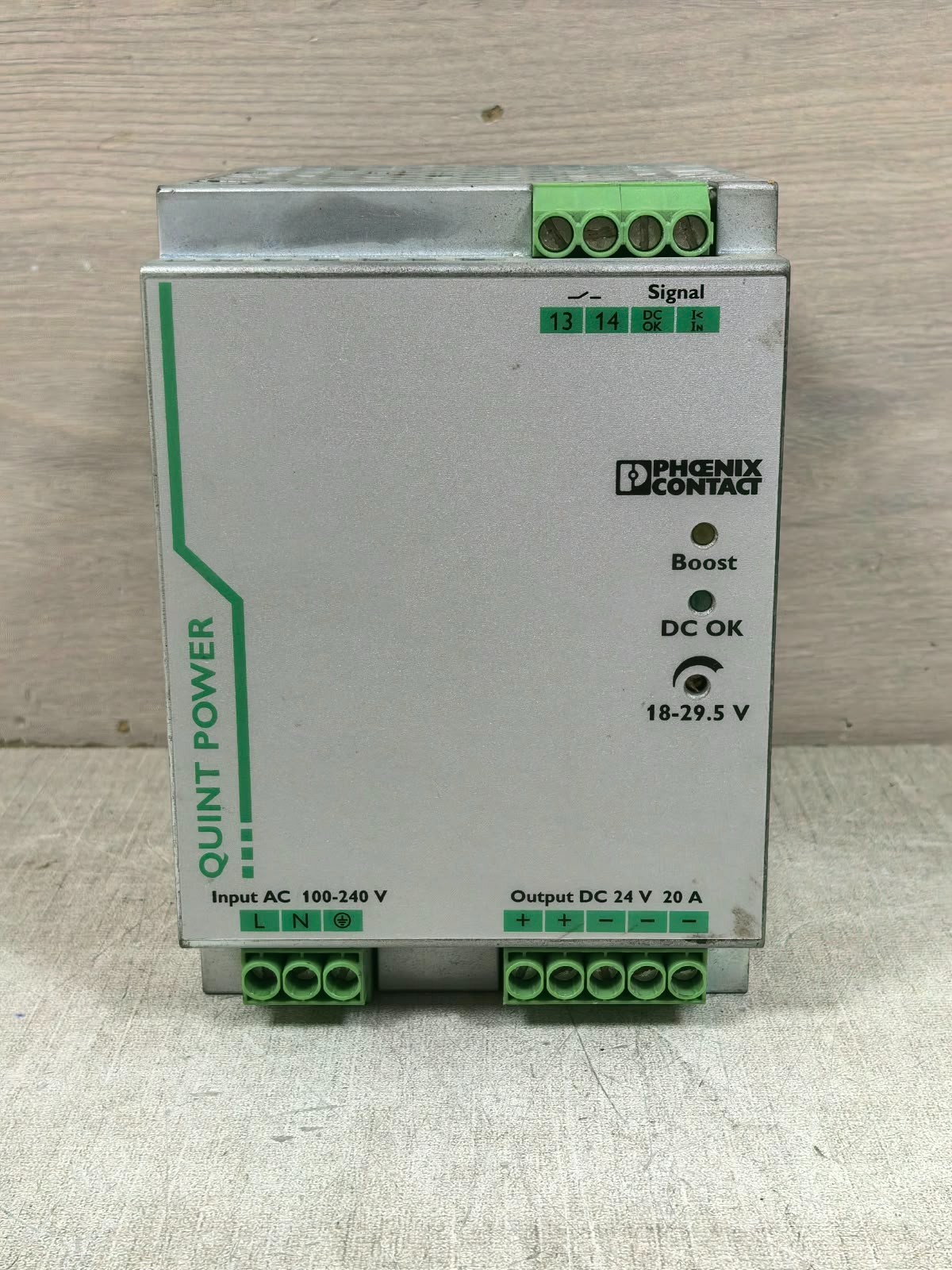 Phoenix Contact QUINT-PS/1AC/24DC/20 REV.10 PHOENIX CONTACT QUINT-PS/1AC/24DC/20 2866776 REV.10 QUINT POWER 2