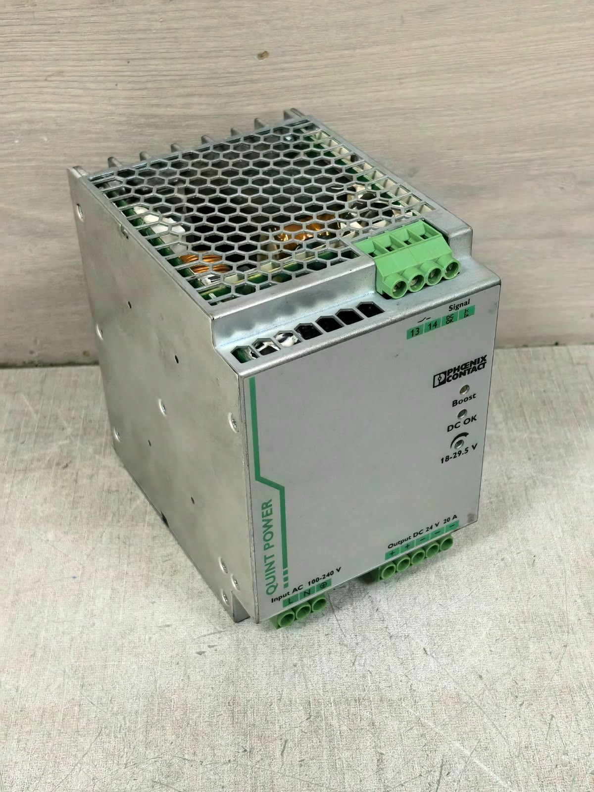 Phoenix Contact QUINT-PS/1AC/24DC/20 REV.10 PHOENIX CONTACT QUINT-PS/1AC/24DC/20 2866776 REV.10 QUINT POWER 3