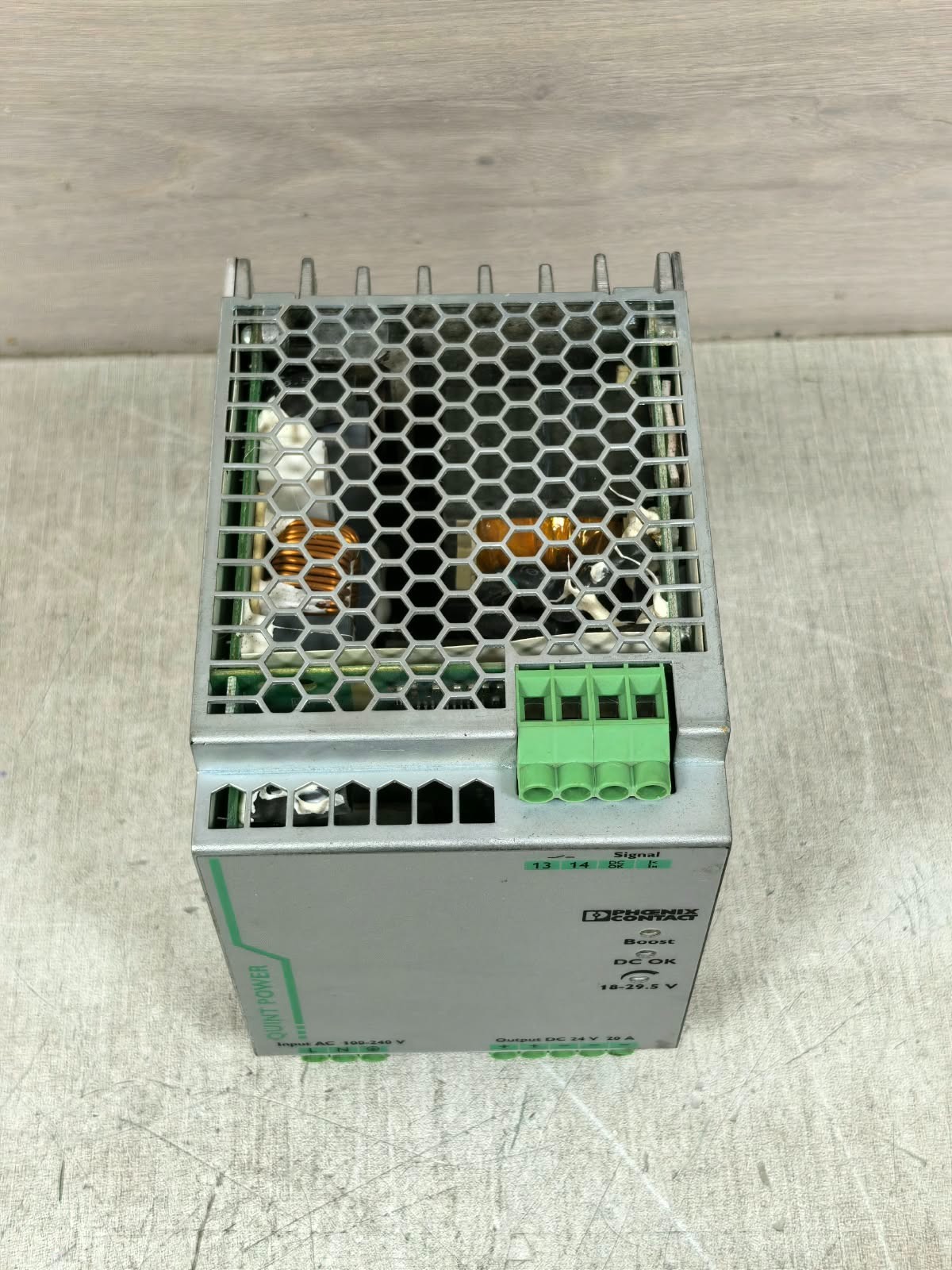 Phoenix Contact QUINT-PS/1AC/24DC/20 REV.10 PHOENIX CONTACT QUINT-PS/1AC/24DC/20 2866776 REV.10 QUINT POWER 6