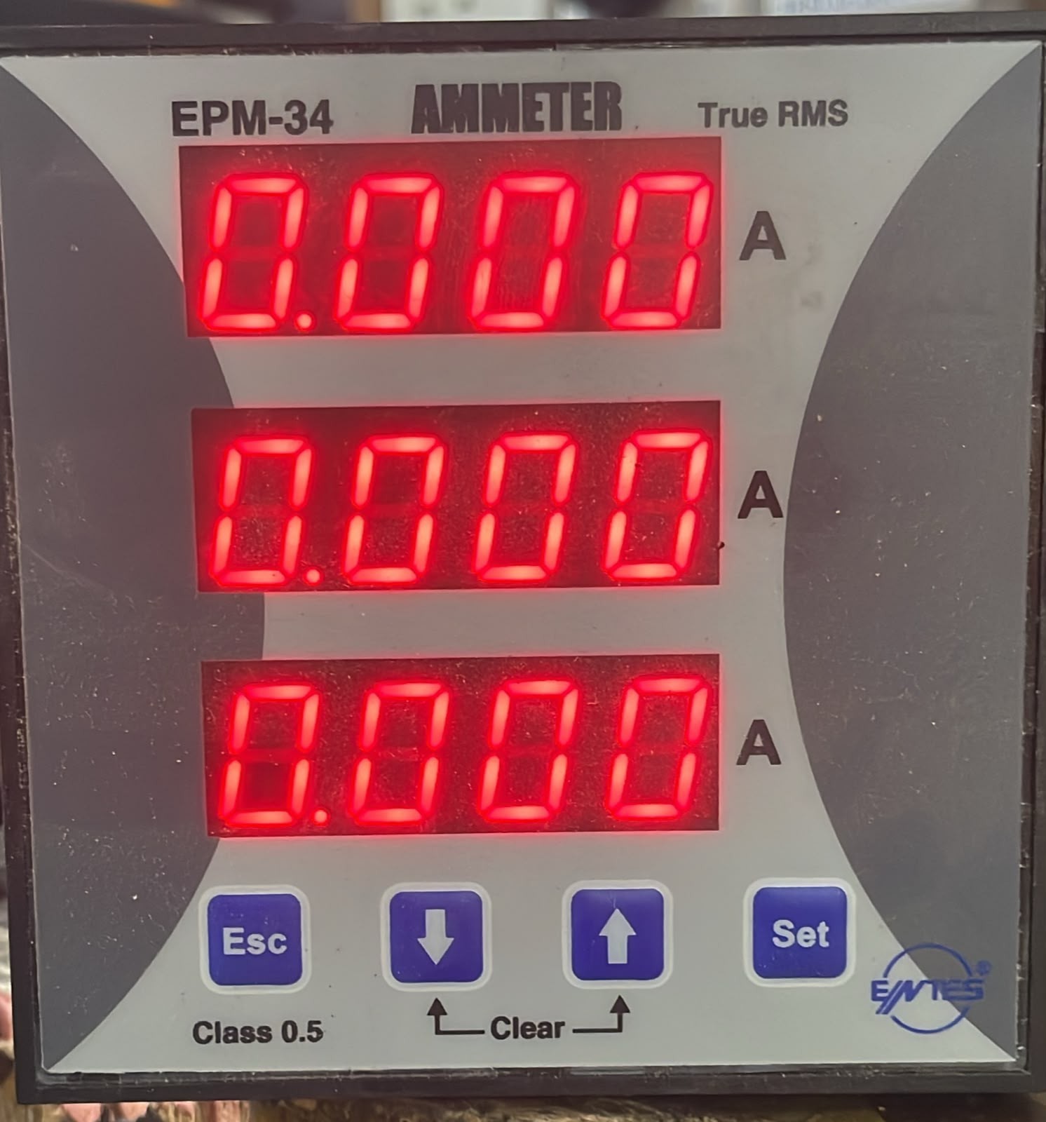 ENTES EPM-34 ENTES EPM-34 TRUE RMS AMMETER 24-250VAC/DC 65HZ 2