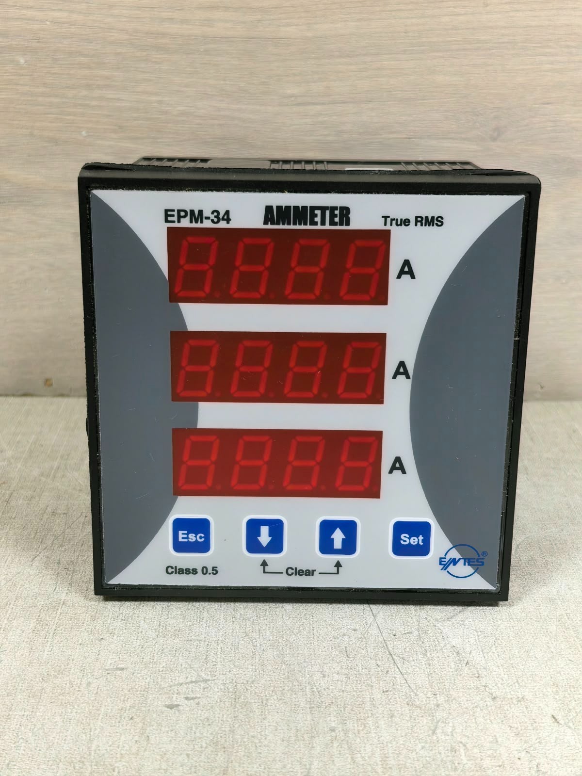 ENTES EPM-34 ENTES EPM-34 TRUE RMS AMMETER 24-250VAC/DC 65HZ 3