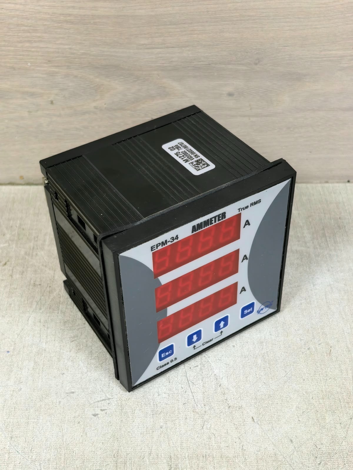 ENTES EPM-34 ENTES EPM-34 TRUE RMS AMMETER 24-250VAC/DC 65HZ 5
