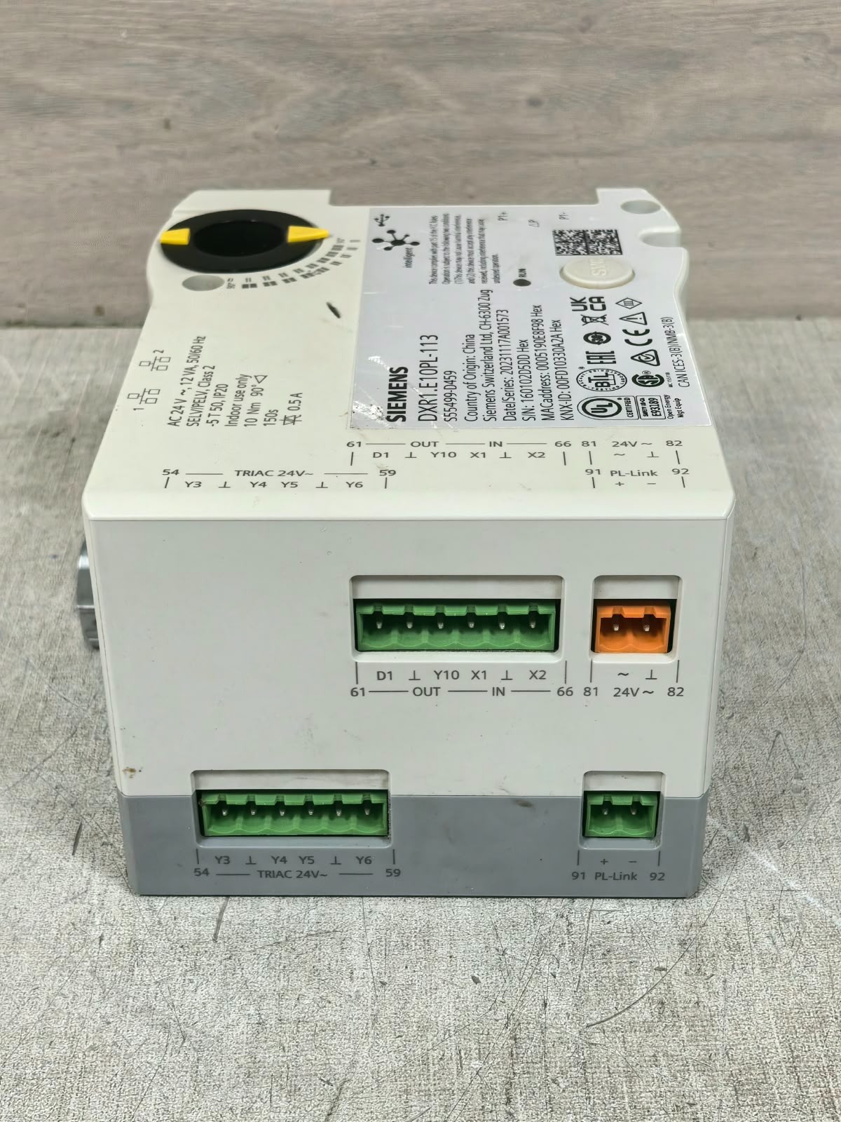 Siemens SIEMENS DXR1.E10PL-113 ROOM AS GLB ACTUATOR 8