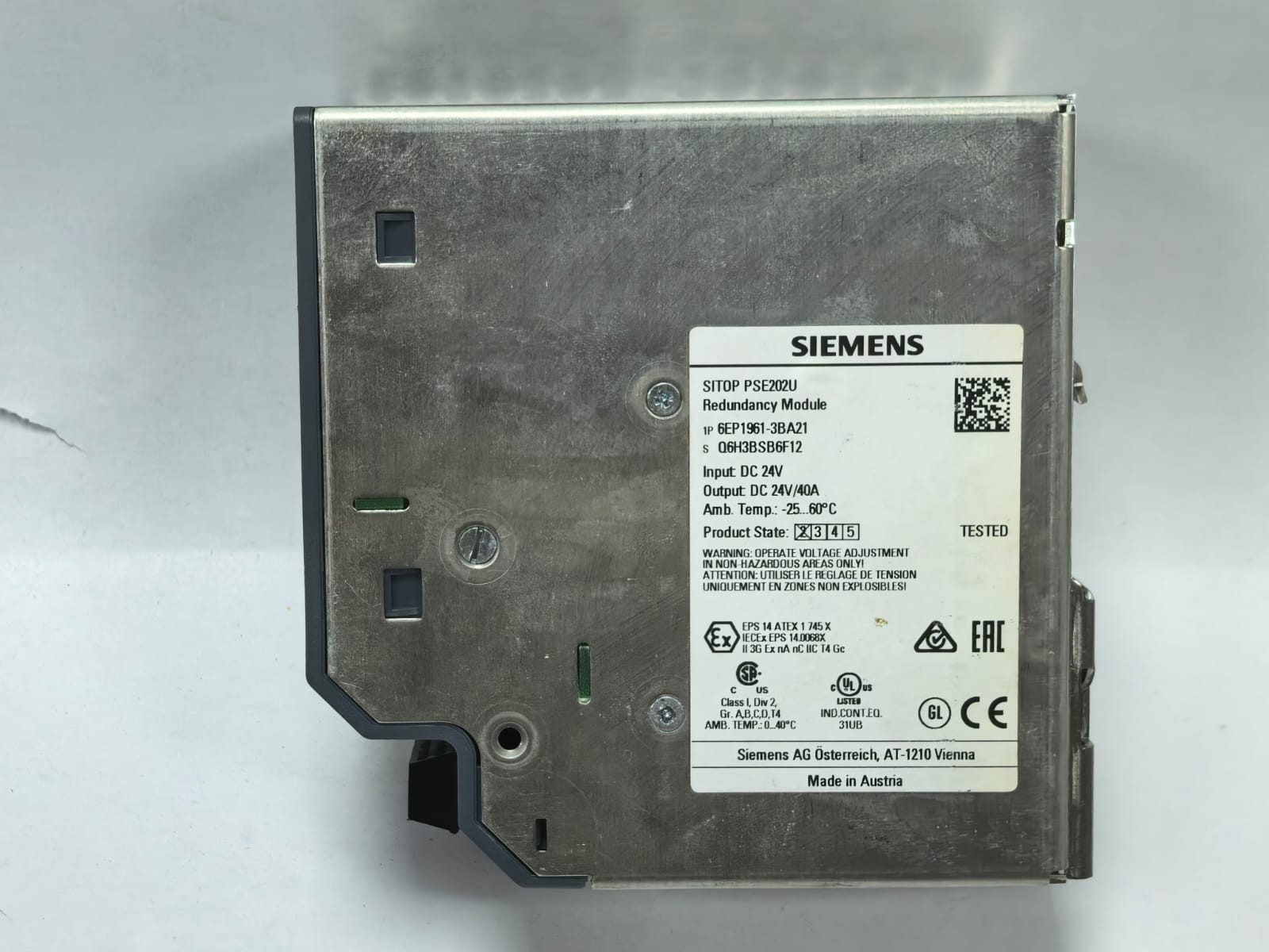 Siemens SIEMENS SITOP PSE202U SIEMENS SITOP PSE202U REDUNDANCY MODULE 6EP1961-3BA21 6