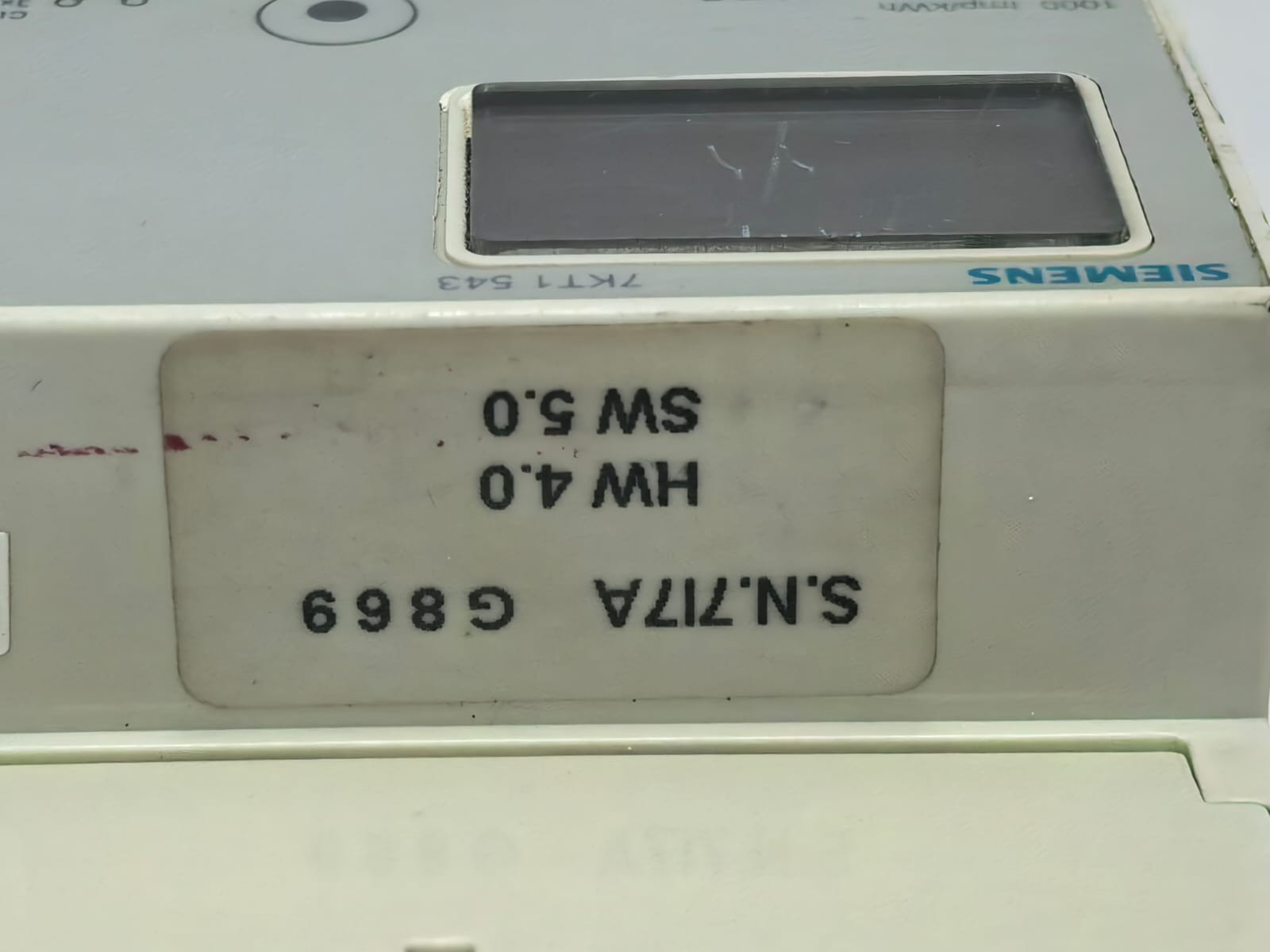 Siemens 7KT1 543 SIEMENS 7KT1 543 THREE-PHASE DIGITAL ENERGY METER 4