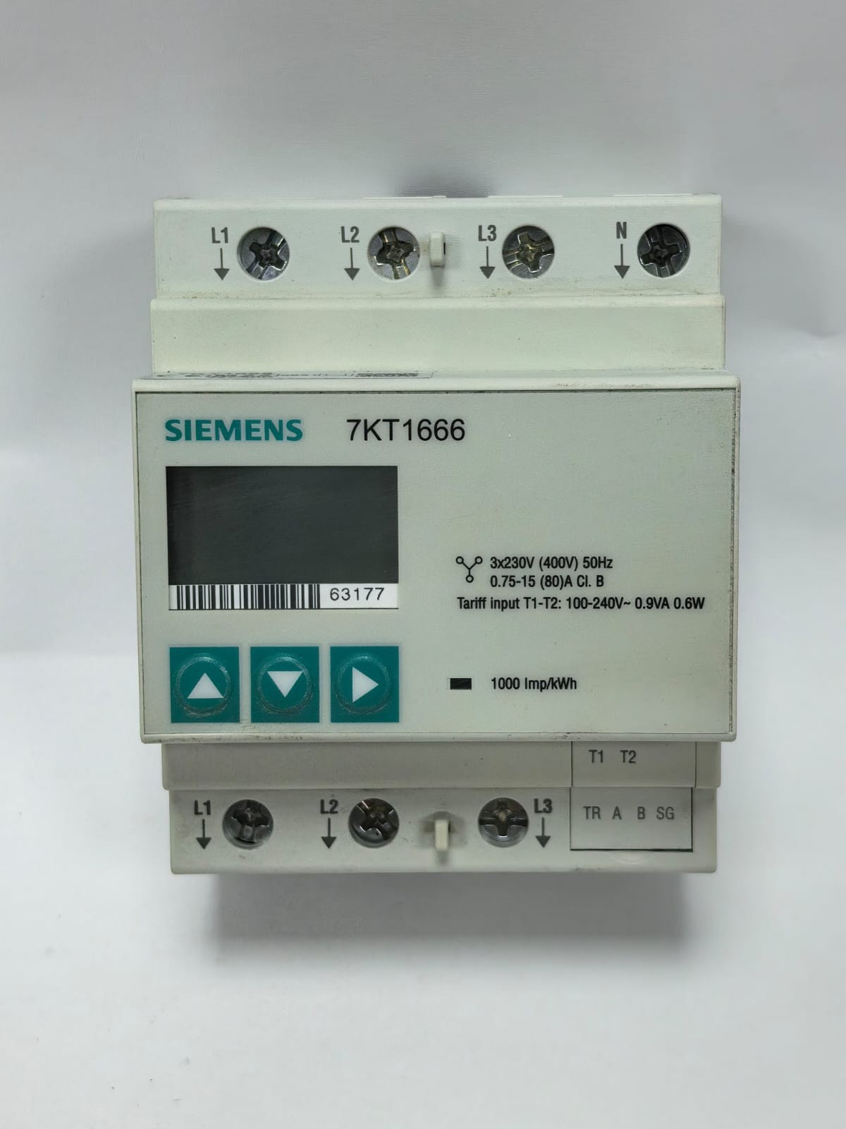 Siemens 7KT1666 SIEMENS 7KT1666 3-PHASE DIGITAL ENERGY METER 2