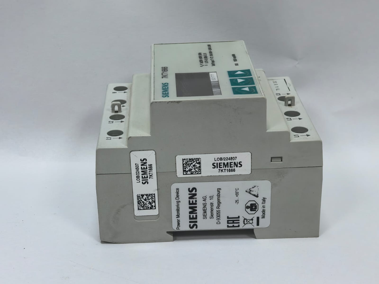 Siemens 7KT1666 SIEMENS 7KT1666 3-PHASE DIGITAL ENERGY METER 4