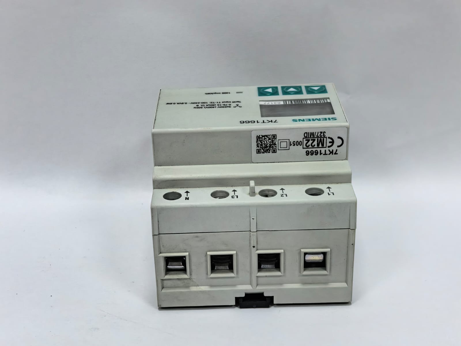 Siemens 7KT1666 SIEMENS 7KT1666 3-PHASE DIGITAL ENERGY METER 6