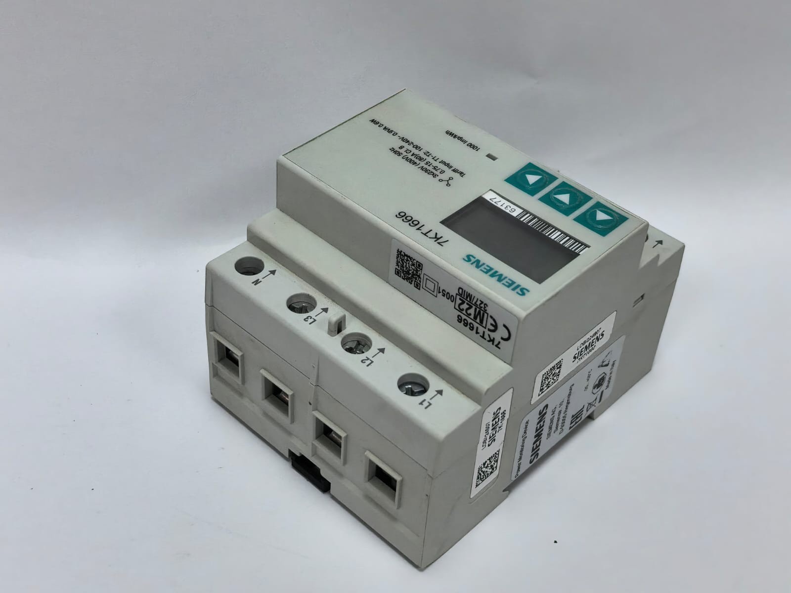 Siemens 7KT1666 SIEMENS 7KT1666 3-PHASE DIGITAL ENERGY METER 9