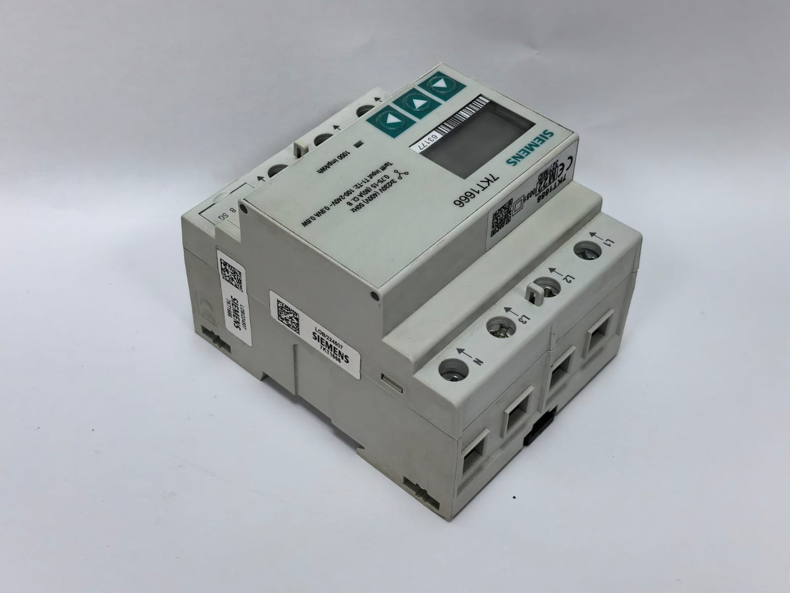 Siemens 7KT1666 SIEMENS 7KT1666 3-PHASE DIGITAL ENERGY METER 10