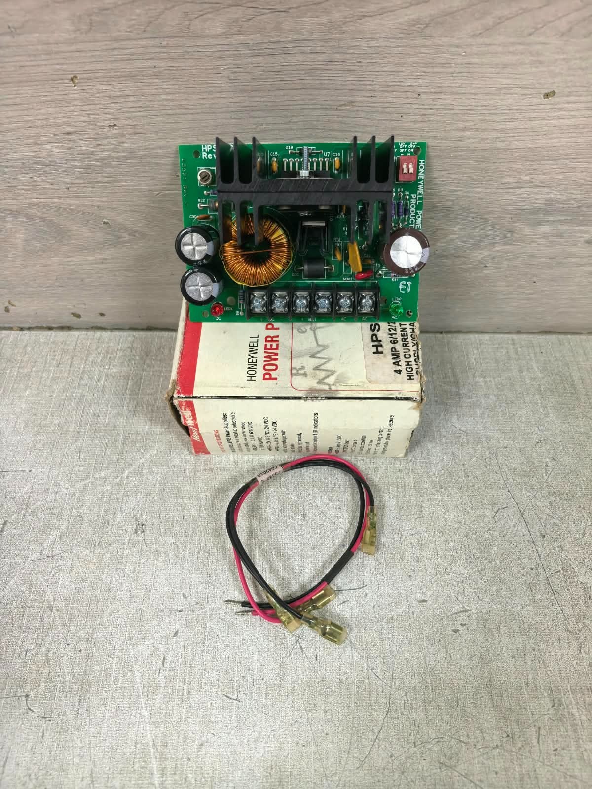 Honeywell HPS5 /HPS5-PCA REV.C HONEYWELL HPS5 /HPS5-PCA REV.C 4AMP 6/12/24VDC HIGH CURRENT POWER SUPPLY CHARGER 1