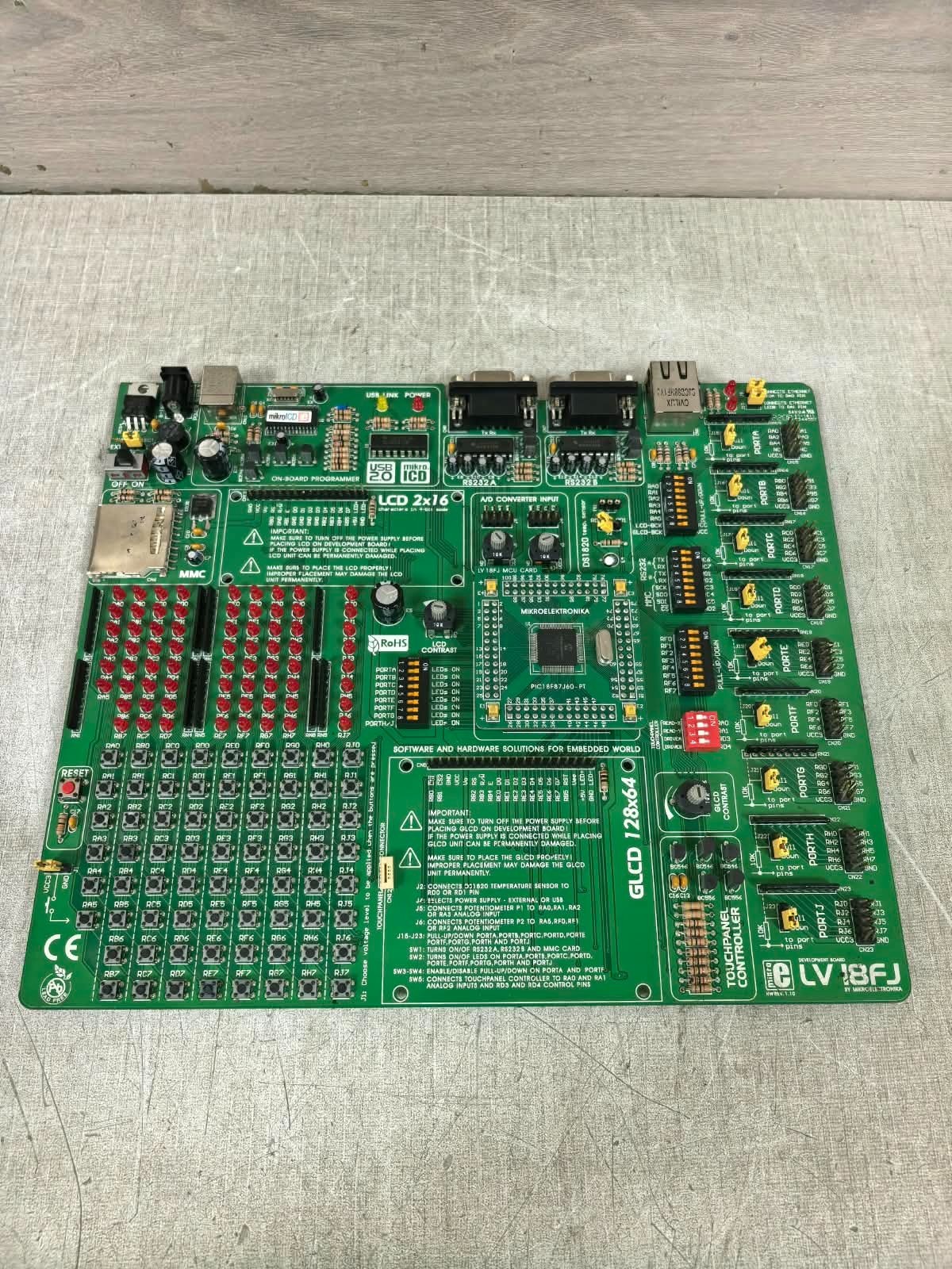MIKROELEKTRONIKA LVI8FJ MIKROELEKTRONIKA LVI8FJ MICROCONTROLLER DEVELOPMENT SYSTEM 6
