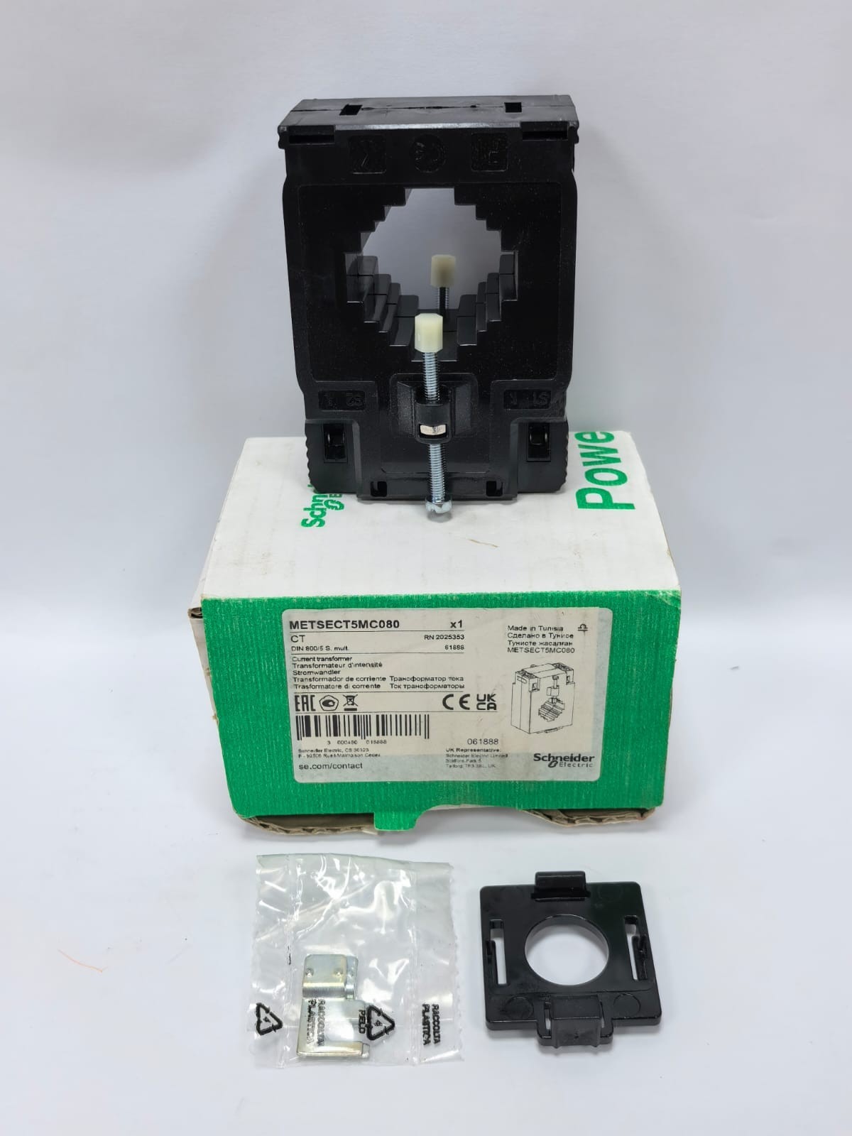 Schneider Electric METSECT5MC080 SCHNEIDER ELECTRIC METSECT5MC080 CURRENT TRANSFORMER 1
