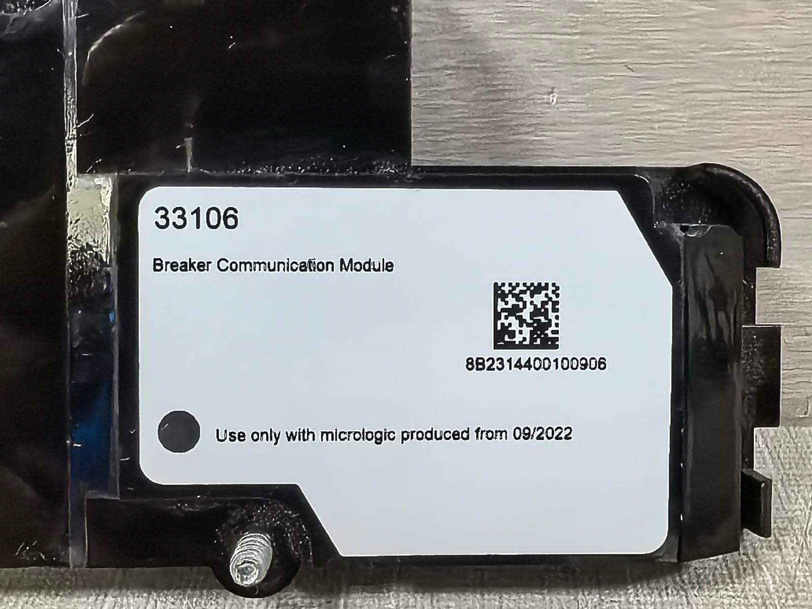 Schneider Electric 33106 SCHNEIDER ELECTRIC 33106 BREAKER COMMUNICATION MODULE 2