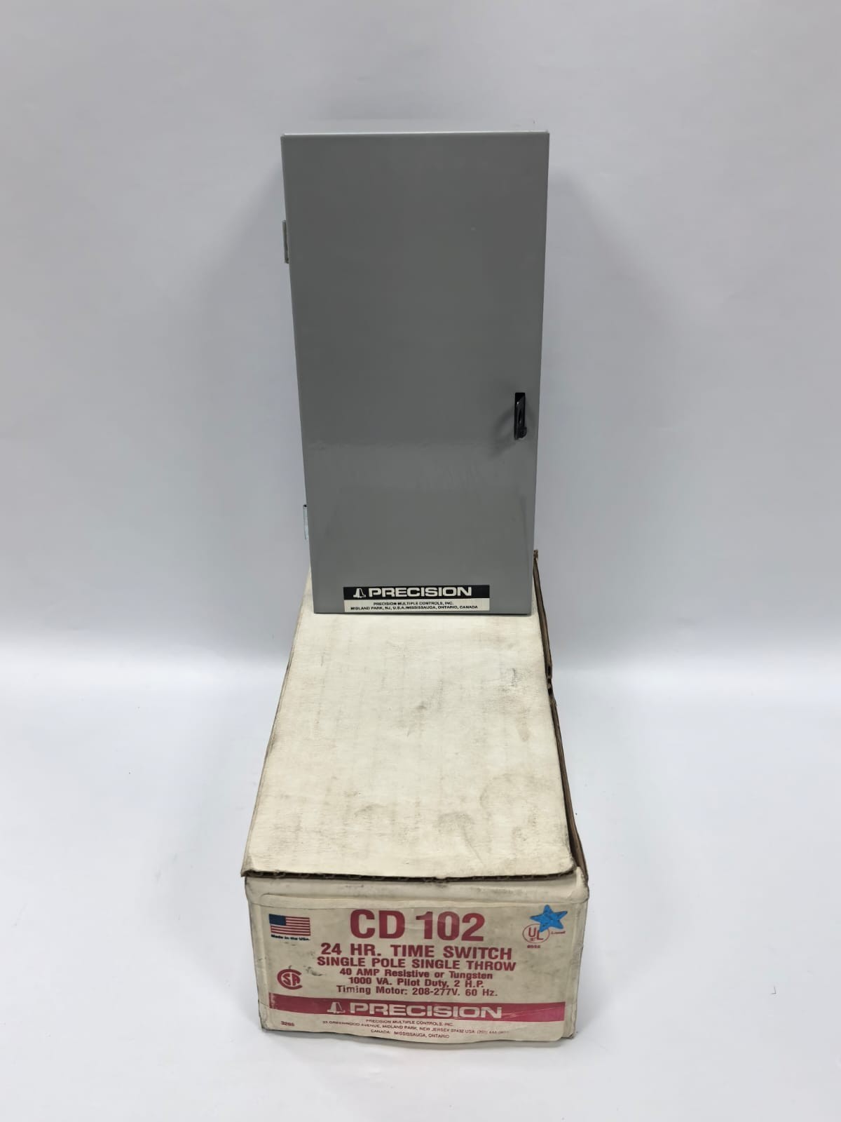 Precision CD 102 PRECISION CD 102 24 HR.TIME SWITCH SINGLE POLE SINGLE THROW 1