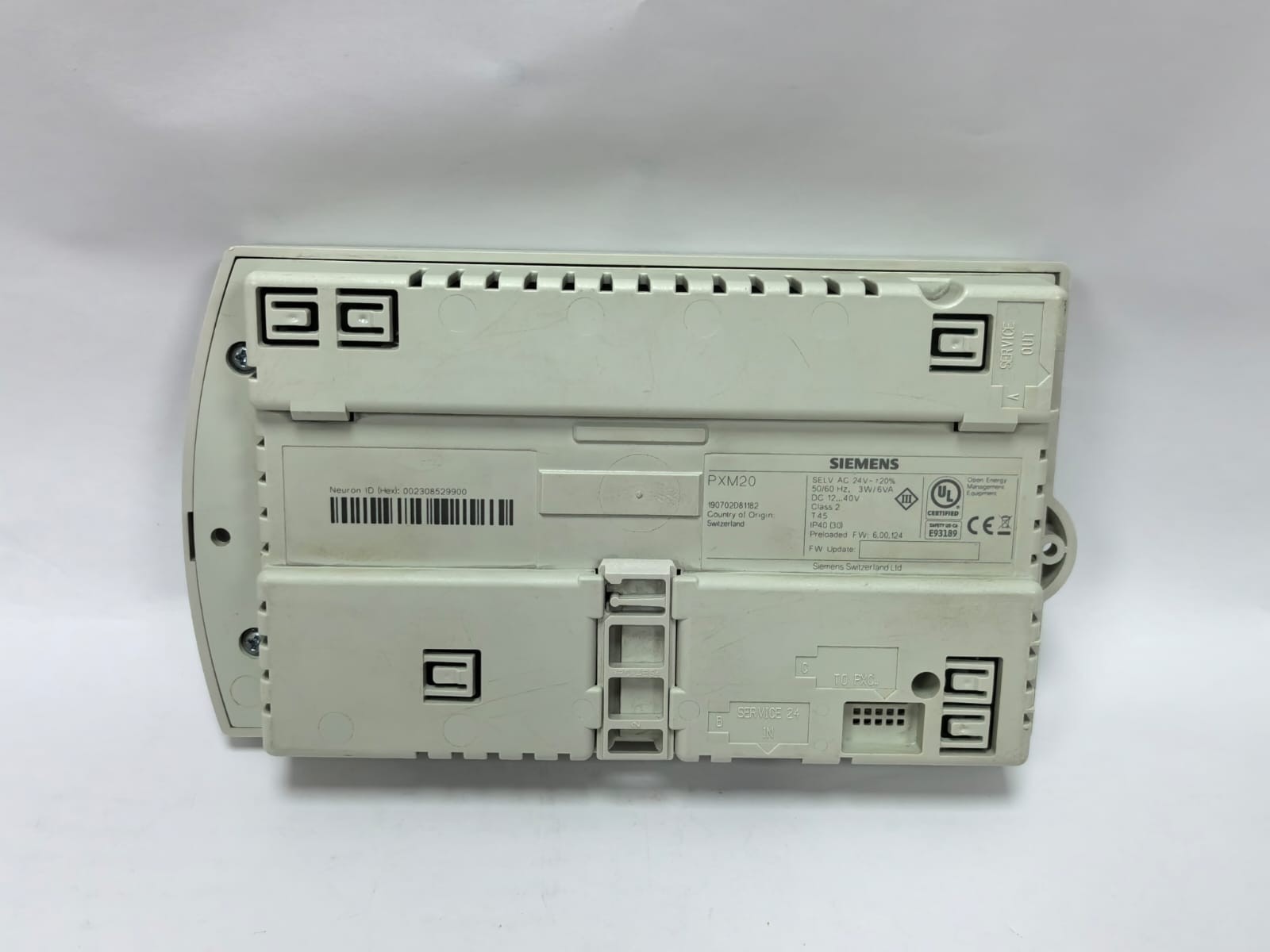 Siemens PXM20 SIEMENS PXM20 OPERATOR UNIT V6.00.124 6