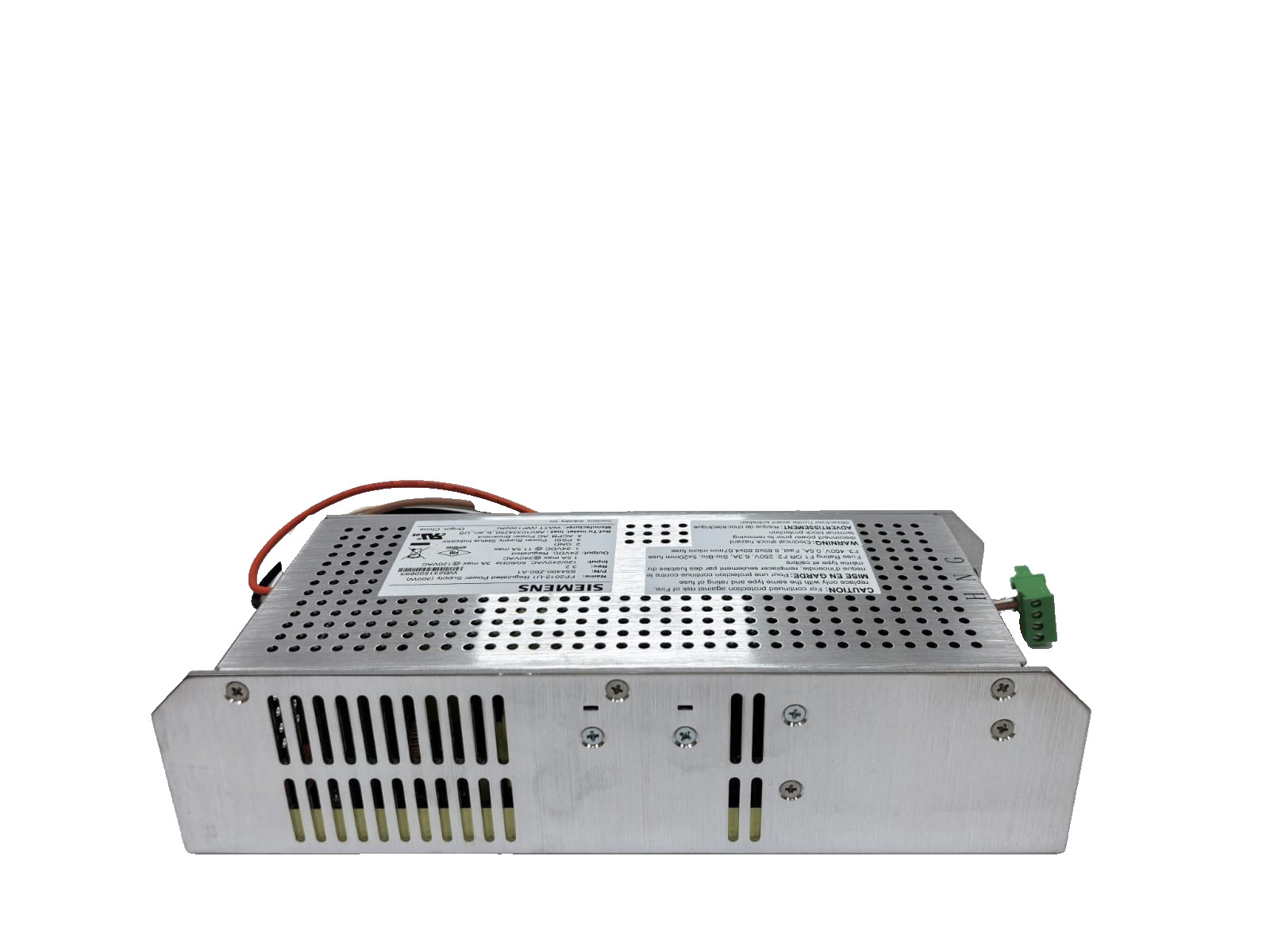 Siemens S54400-Z60-A1 SIEMENS FP2012-U1 REGULATED POWER SUPPLY S54400-Z60-A1 REV.3.2 4