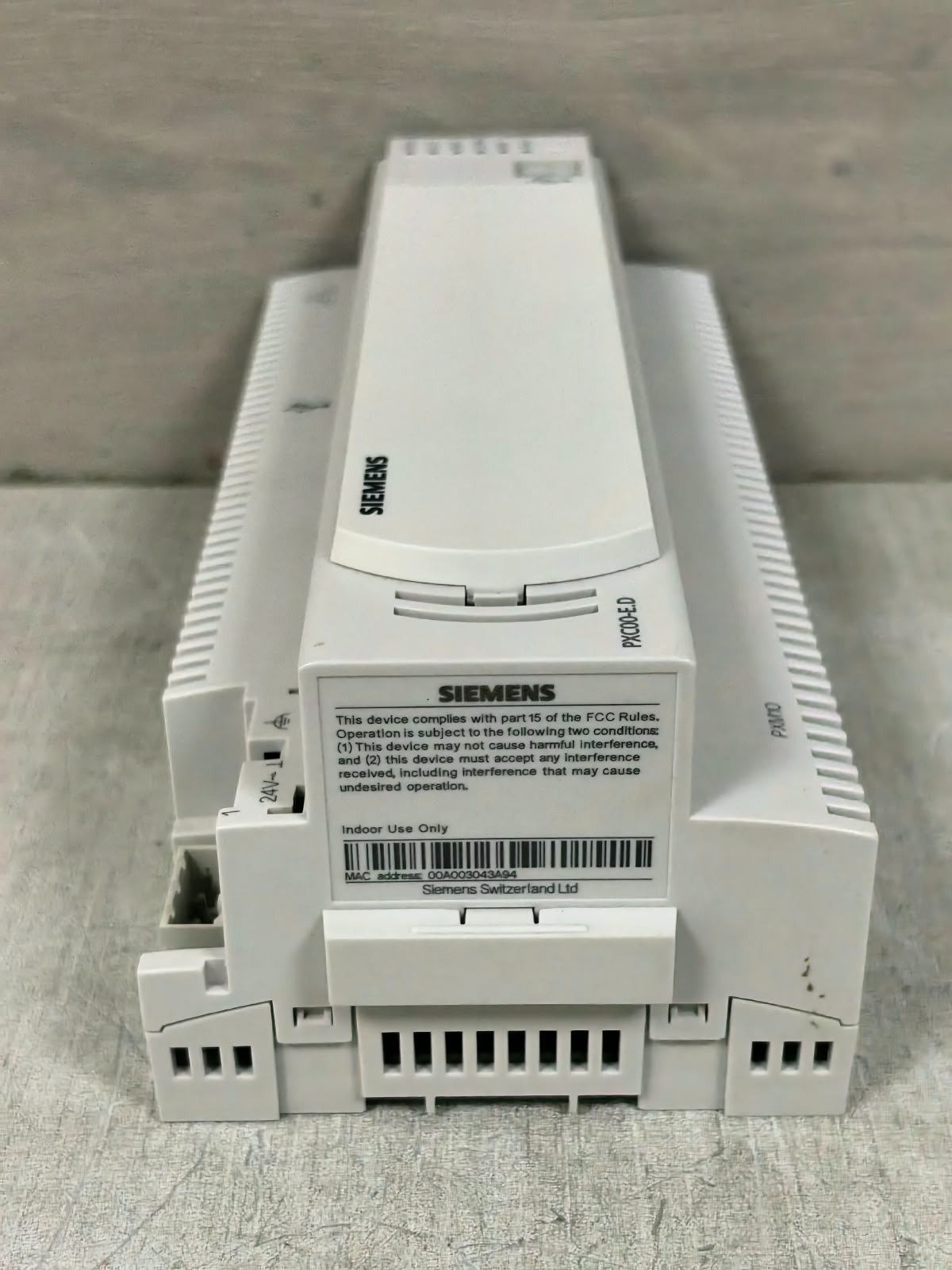 Siemens PXC00-E.D SIEMENS PXC00-E.D FW: V4.00.080 BACNET/IP SYSTEM CONTROLLER 9