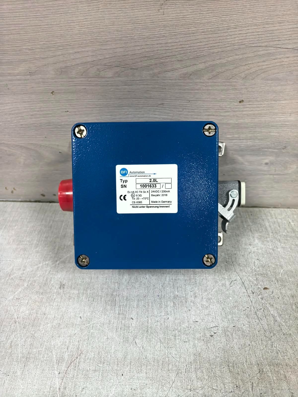 BFI AUTOMATION 2.0L BFI AUTOMATION 2.0L FLAME SCANNER FOR FIBER OPTIC CABLE 2