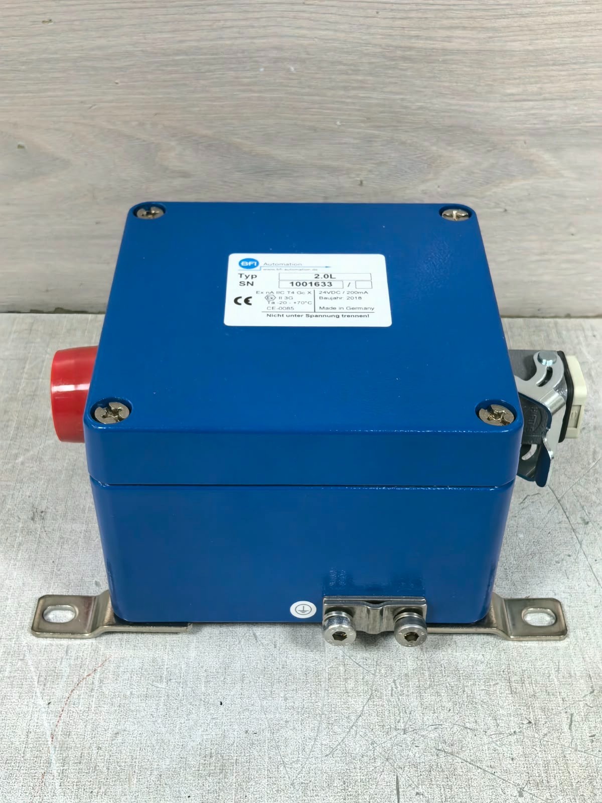 BFI AUTOMATION 2.0L BFI AUTOMATION 2.0L FLAME SCANNER FOR FIBER OPTIC CABLE 7