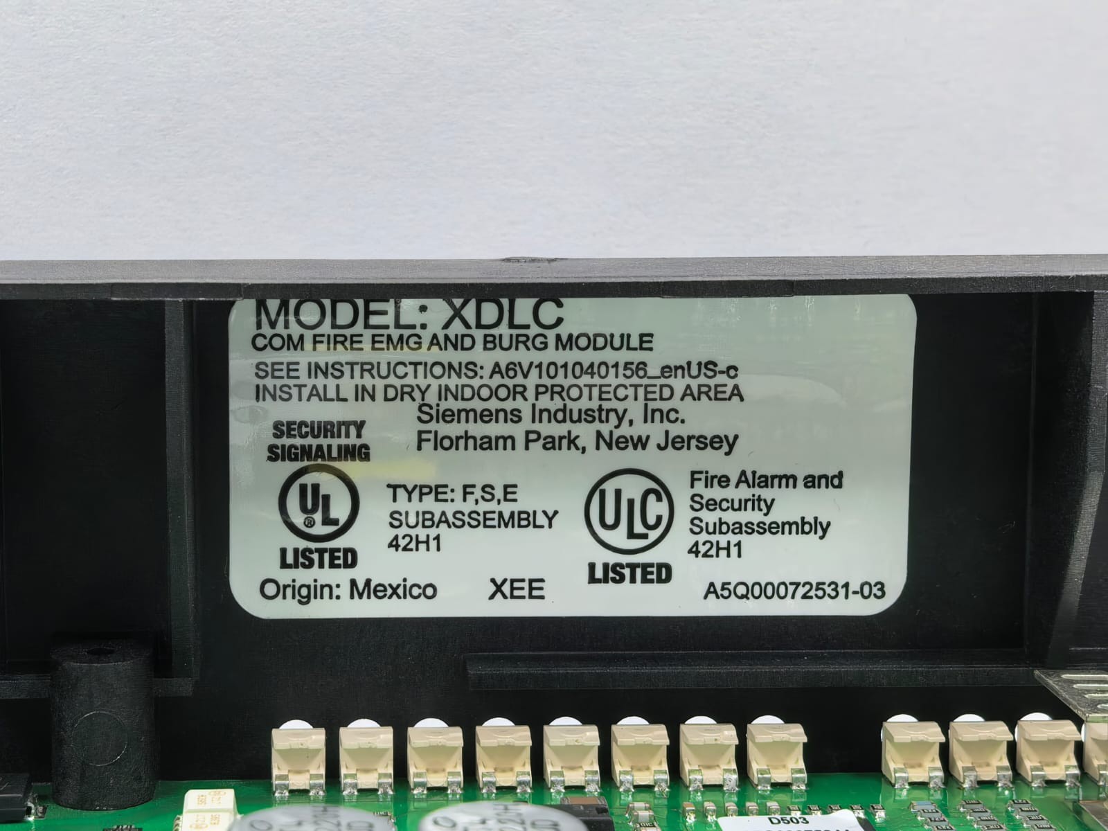 Siemens A5Q00066982-03 SIEMENS XDLC DEVICE LOOP CARD /INTERFACE CARD A5Q00066982-03 6