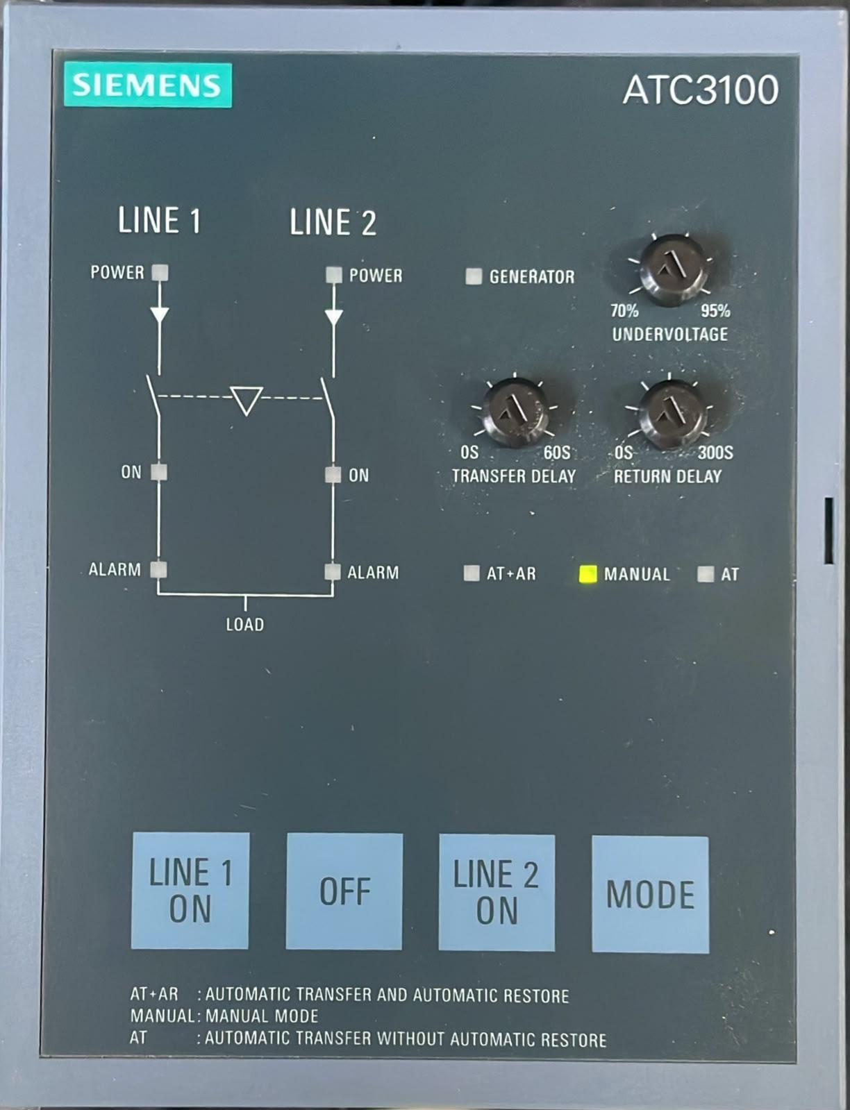 Siemens ATC3100/ 3KC ATC3100 SIEMENS ATC3100/ 3KC ATC3100 TRANSFER CONTROL DEVICE 3