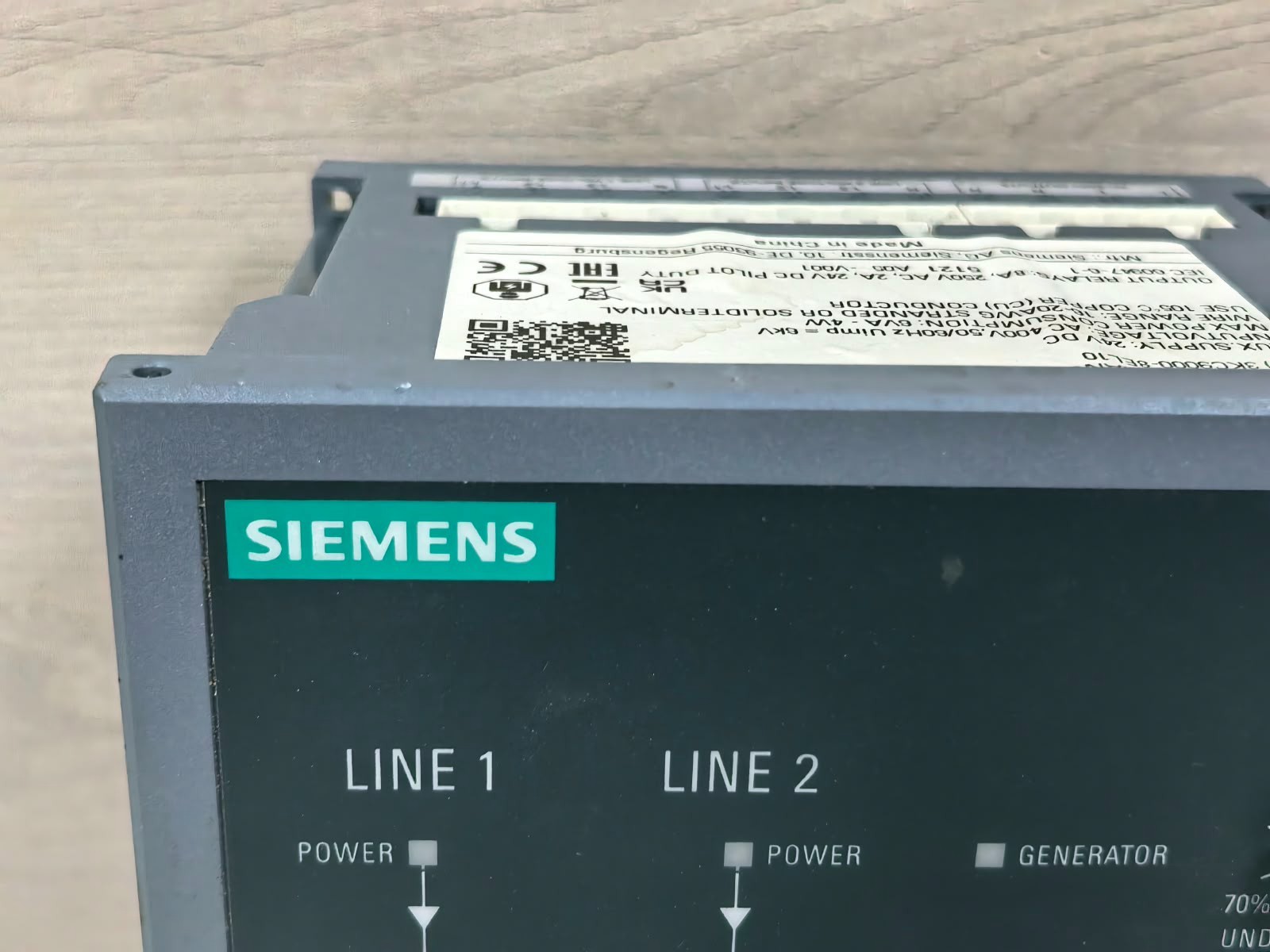 Siemens ATC3100/ 3KC ATC3100 SIEMENS ATC3100/ 3KC ATC3100 TRANSFER CONTROL DEVICE DC24V 2