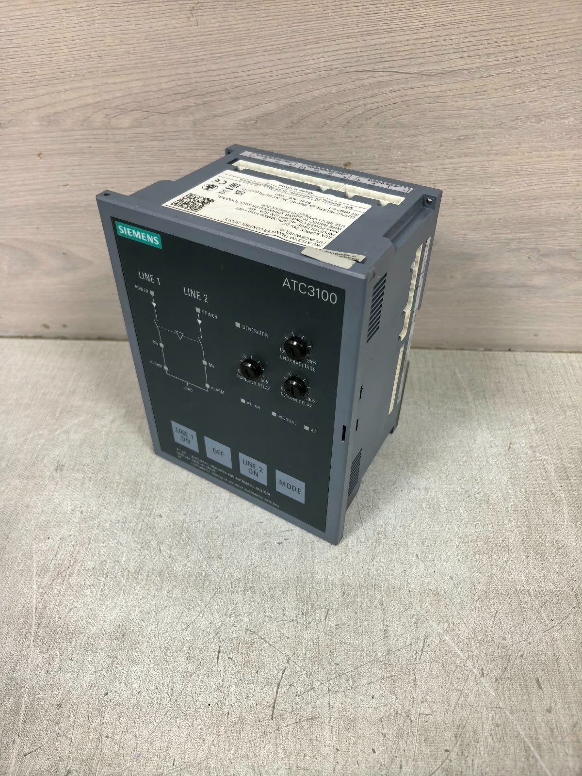 Siemens ATC3100/ 3KC ATC3100 SIEMENS ATC3100/ 3KC ATC3100 TRANSFER CONTROL DEVICE DC24V 6