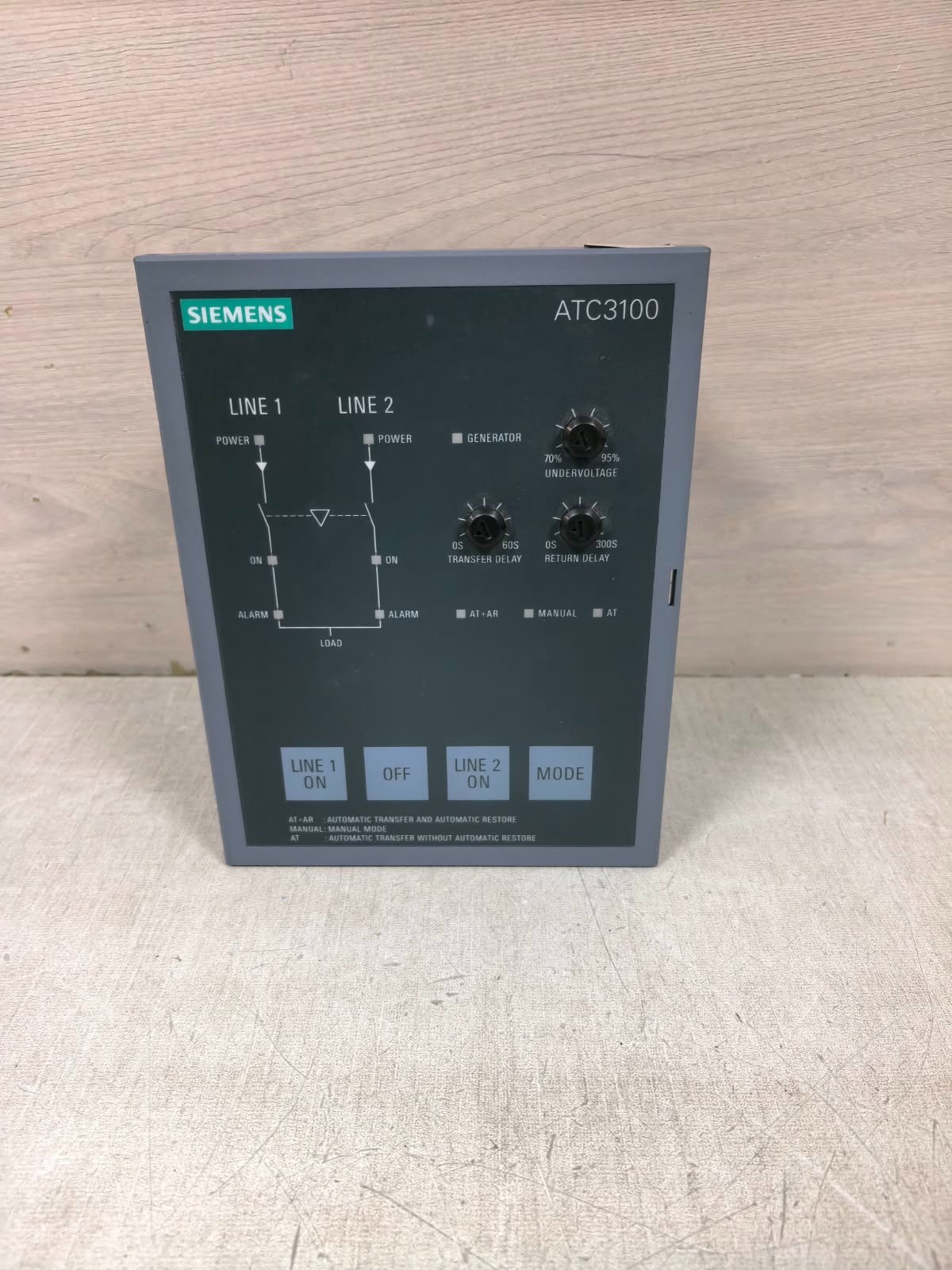Siemens ATC3100/ 3KC ATC3100 SIEMENS ATC3100/ 3KC ATC3100 TRANSFER CONTROL DEVICE DC24V 1