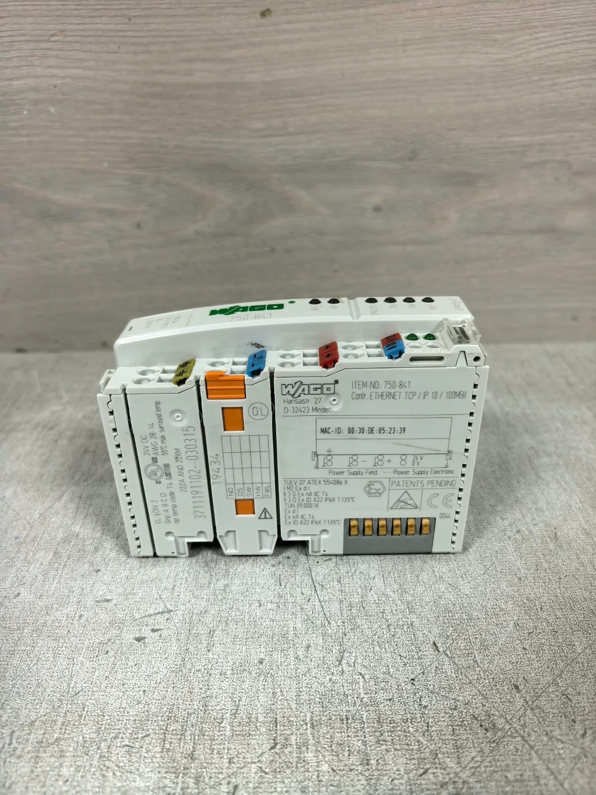 WAGO 750-841 WAGO 750-841 ETHERNET CONTROLLER 8