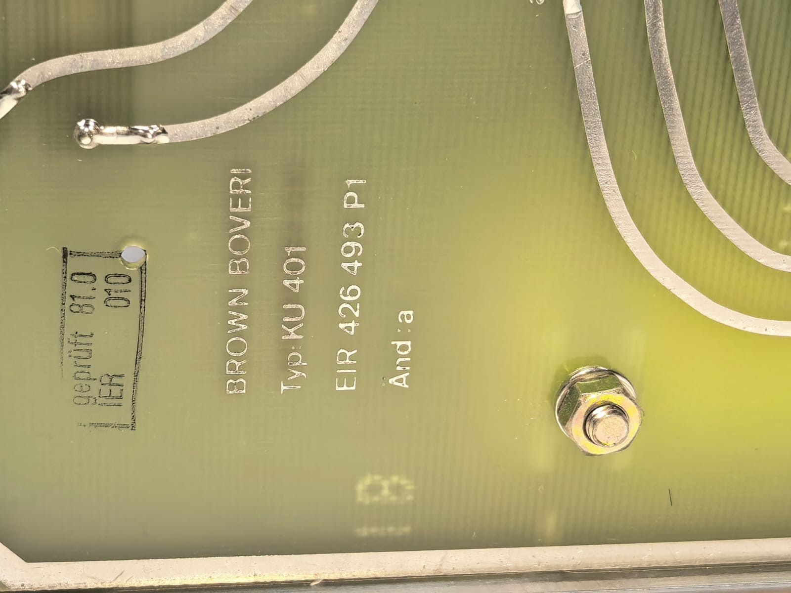BBC EIR 313789 R3 BBC KU 401C POWER SUPPLY MODULE EIR 313789 R3 5