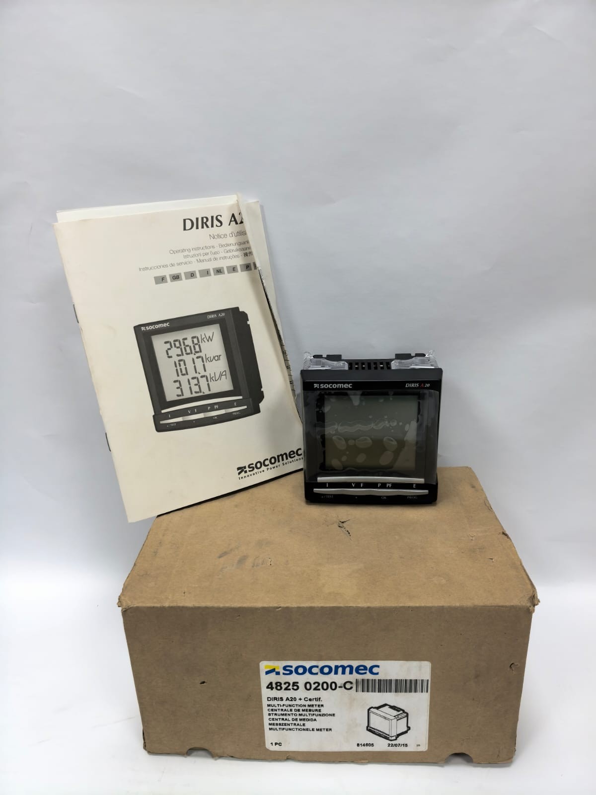SOCOMEC DIRIS A20 SOCOMEC DIRIS A20 MULTIFUNCTION POWER METER 1
