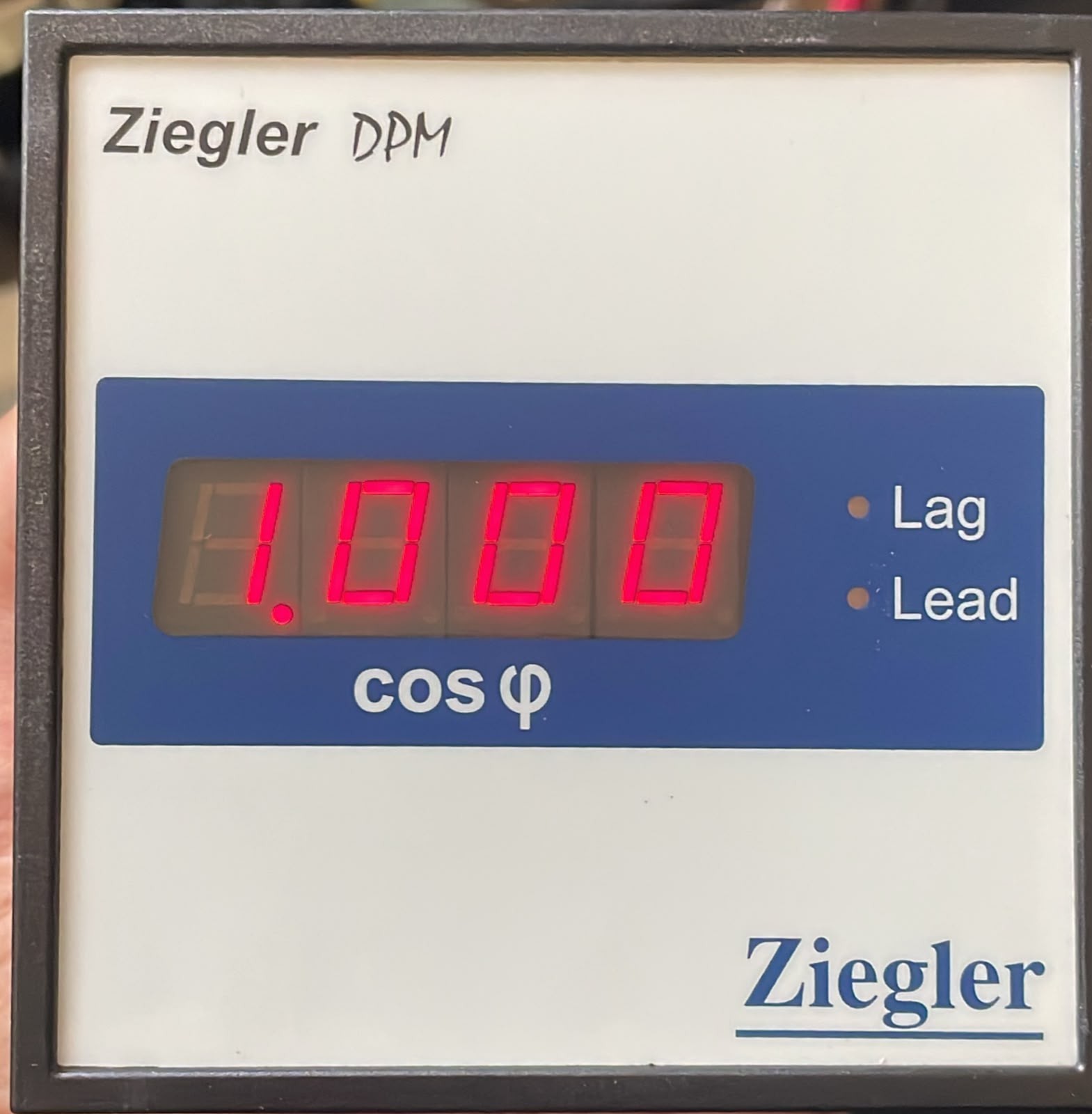 ZIEGLER DPM DPM PF-3-415-M-11 ZIEGLER DPM DPM PF-3-415-M-11 4-DIGIT DIGITAL POWER FACTOR 415V 2