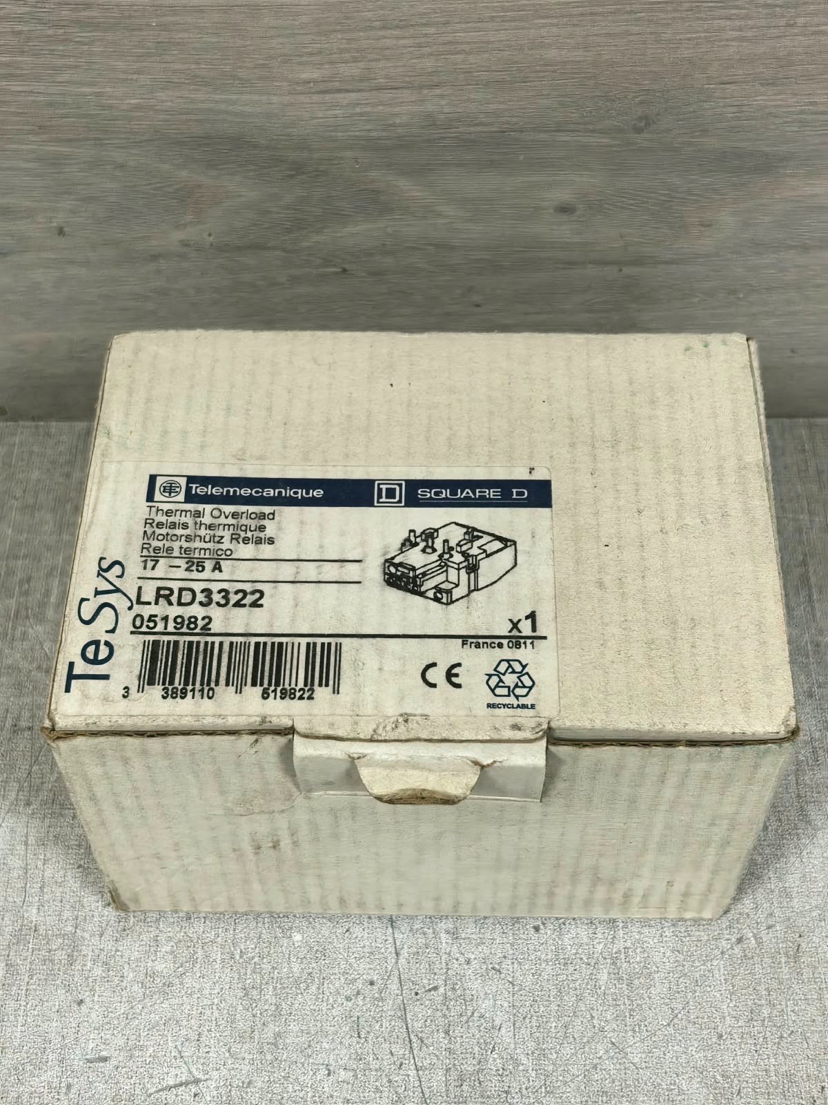 Schneider Electric LRD3322 LR2D3322 SCHNEIDER ELECTRIC LRD3322 LR2D3322 THERMAL OVERLOAD 8