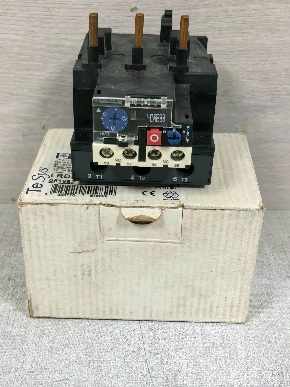 Schneider Electric LRD3322 LR2D3322 SCHNEIDER ELECTRIC LRD3322 LR2D3322 THERMAL OVERLOAD 1