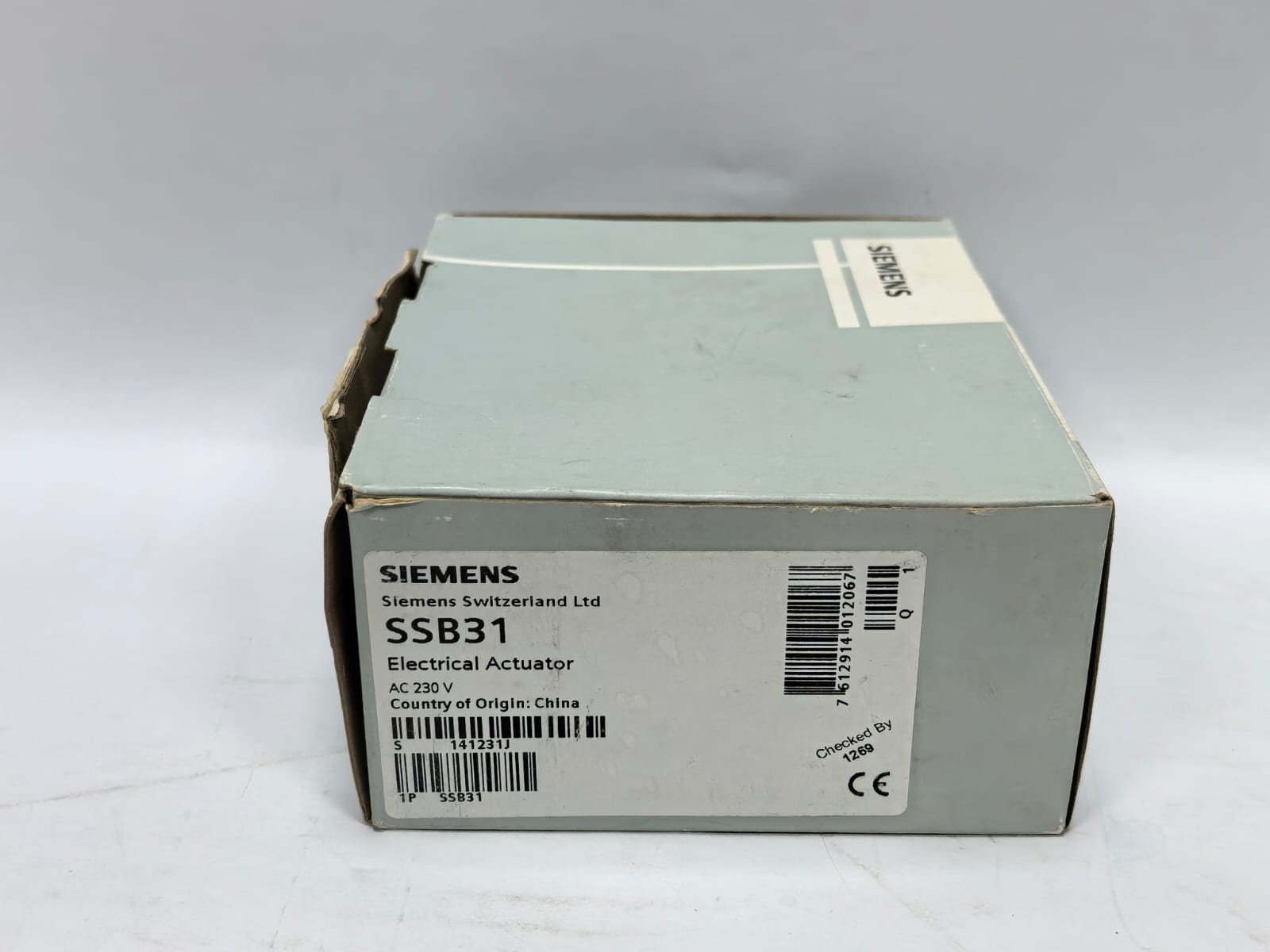 Siemens SSB31 SIEMENS SSB31 ELECTRICAL ACTUATOR AC 230V 10