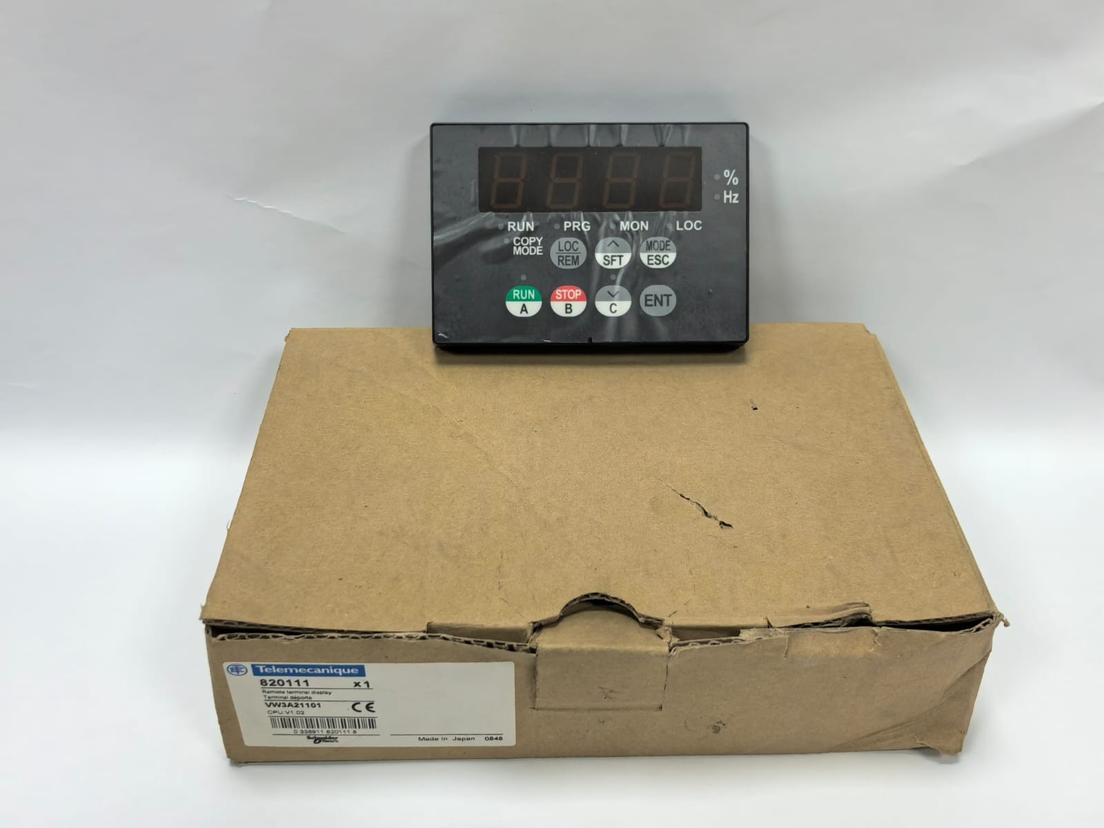 Telemecanique VW3A21101 TELEMECANIQUE BY SCHNEIDER ELECTRIC VW3A21101 REMOTE TERMINAL DISPLAY 1