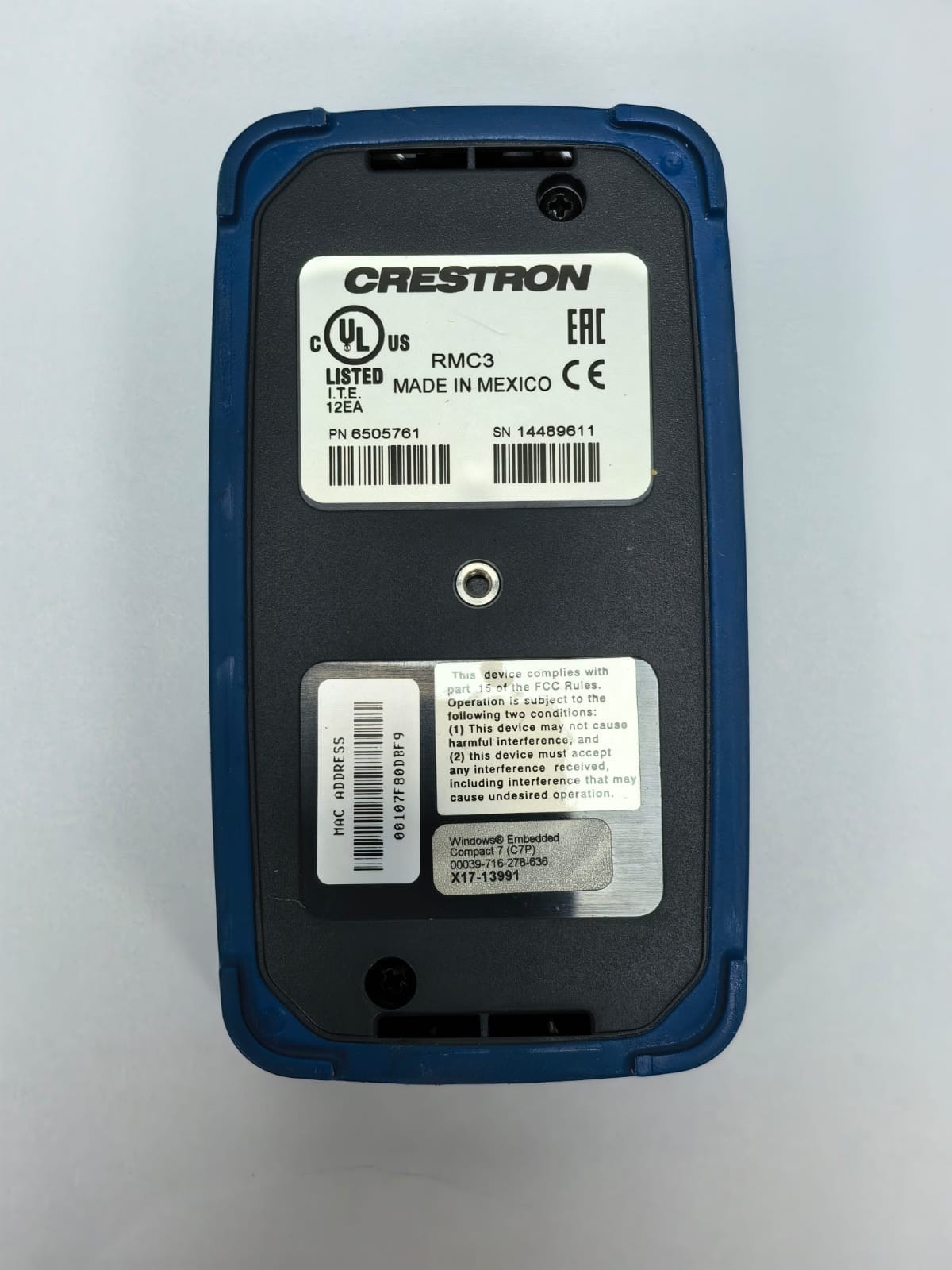 Crestron 6505761 CRESTRON RMC3 ROOM MEDIA CONTROLLER 6505761 6