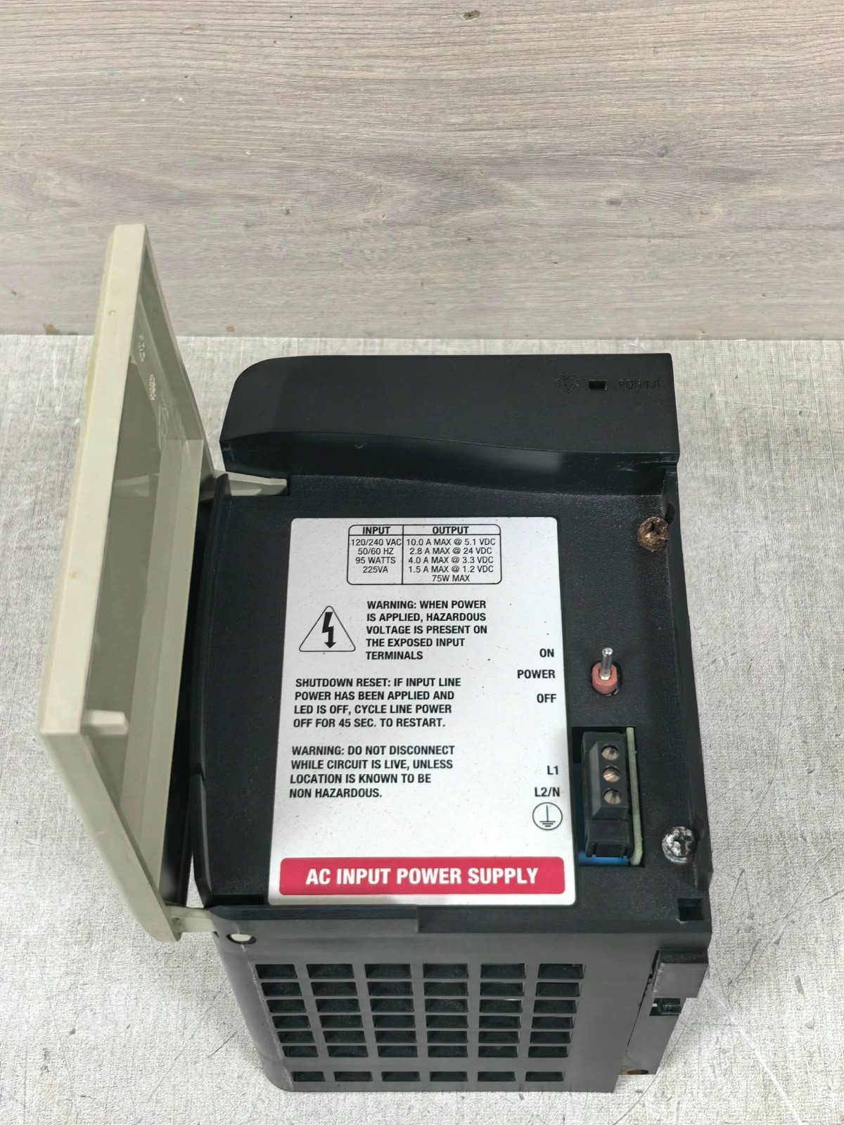 Allen-Bradley 97060572 A01 ALLEN-BRADLEY 1756-PA72/B 97060572 A01 CONTROLLOGIX POWER SUPPLY 5