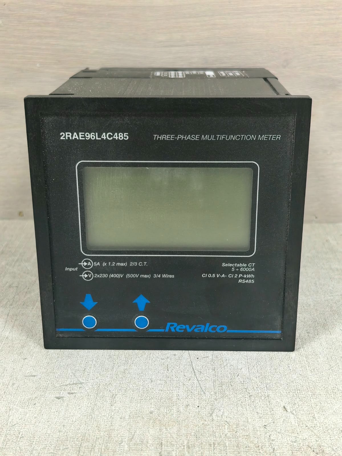 REVALCO 2RAE96L4C485 REVALCO 2RAE96L4C485 THREE-PHASE MULTIFUNCTION METER 230V 3