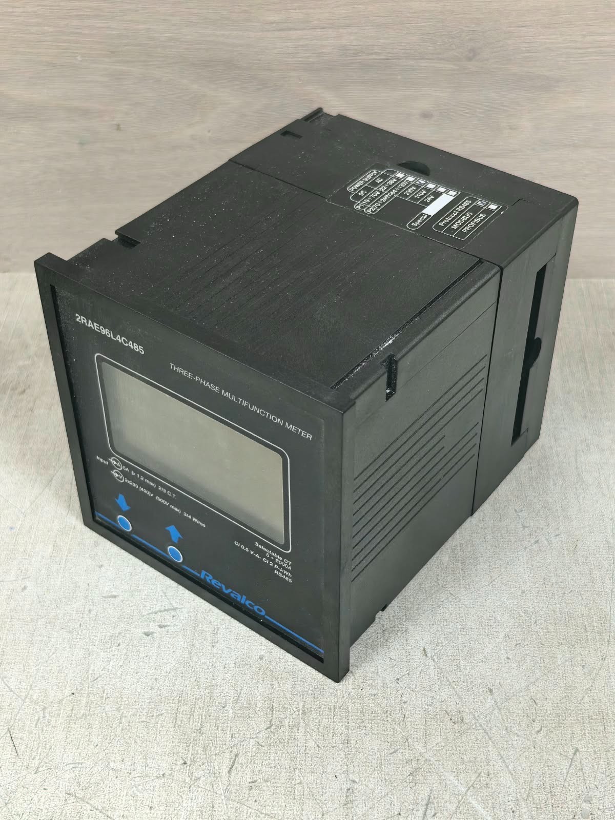 REVALCO 2RAE96L4C485 REVALCO 2RAE96L4C485 THREE-PHASE MULTIFUNCTION METER 230V 6