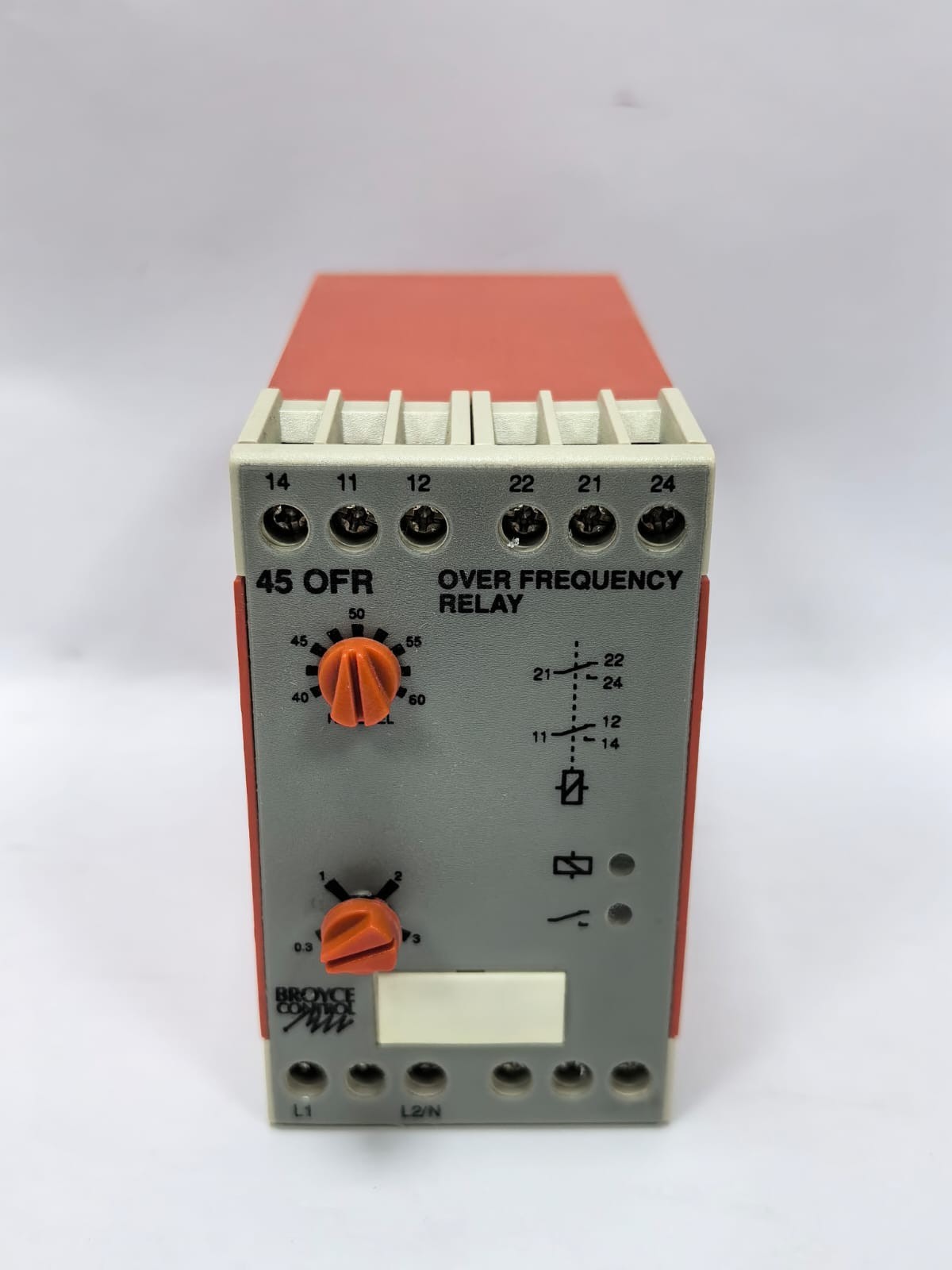 BROYCE CONTROL 45 OFR BROYCE CONTROL 45 OFR OVER FREQUENCY RELAY 2