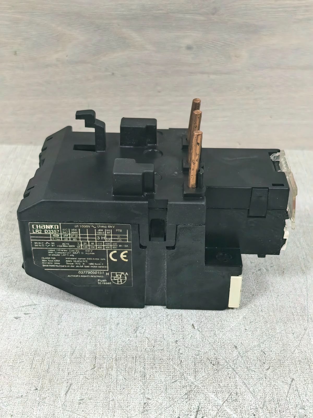 CHANKO LR2D33 LR2 D3357 CHANKO LR2D33 LR2 D3357 THERMAL OVERLOAD 4